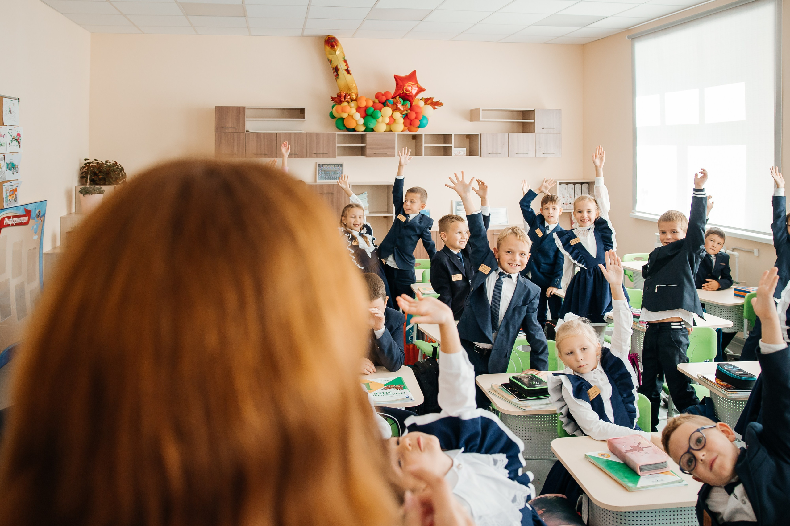 В первый раз в первый класс. Школьные съемки. Wedding, romantic photo, family holidays. Workshops