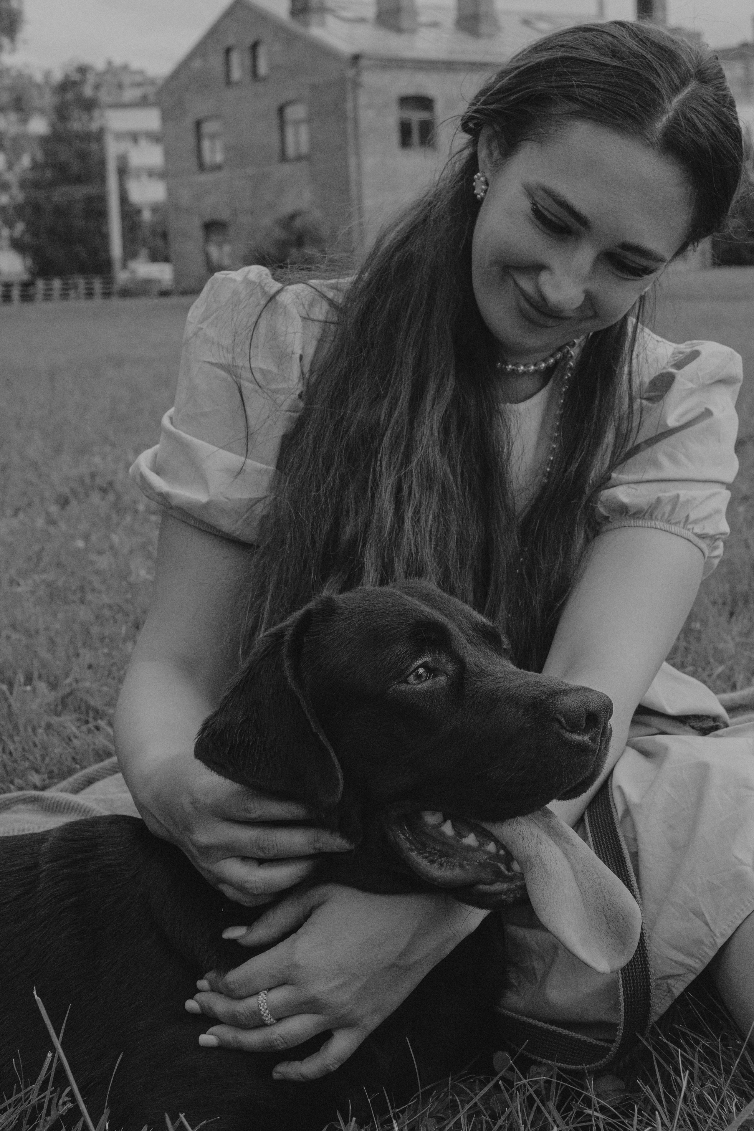 Оля и шоколадный Тимофей. Фотограф — анималист •love-story•|Санкт-Петербург