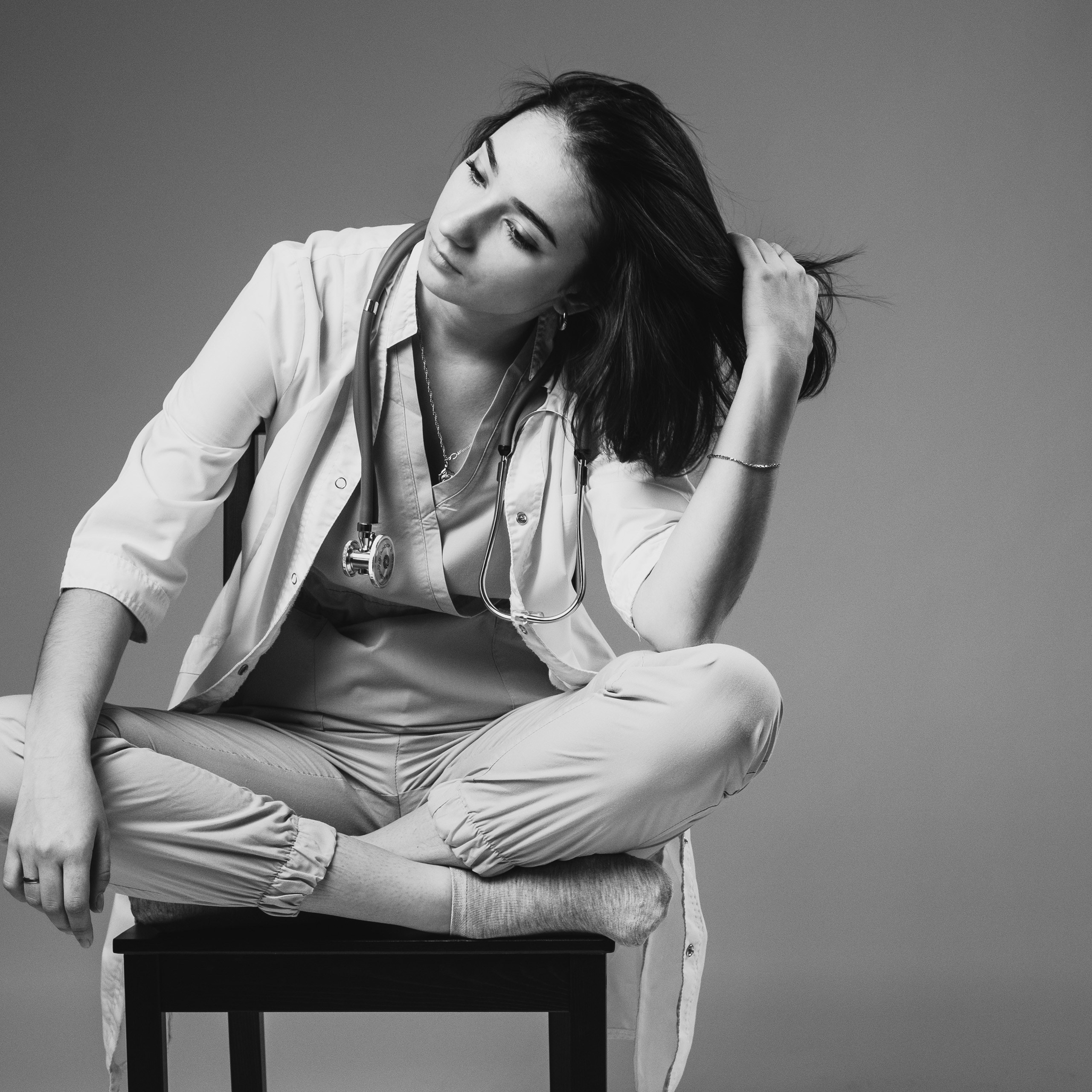 Фотосъёмка в фоновой студии