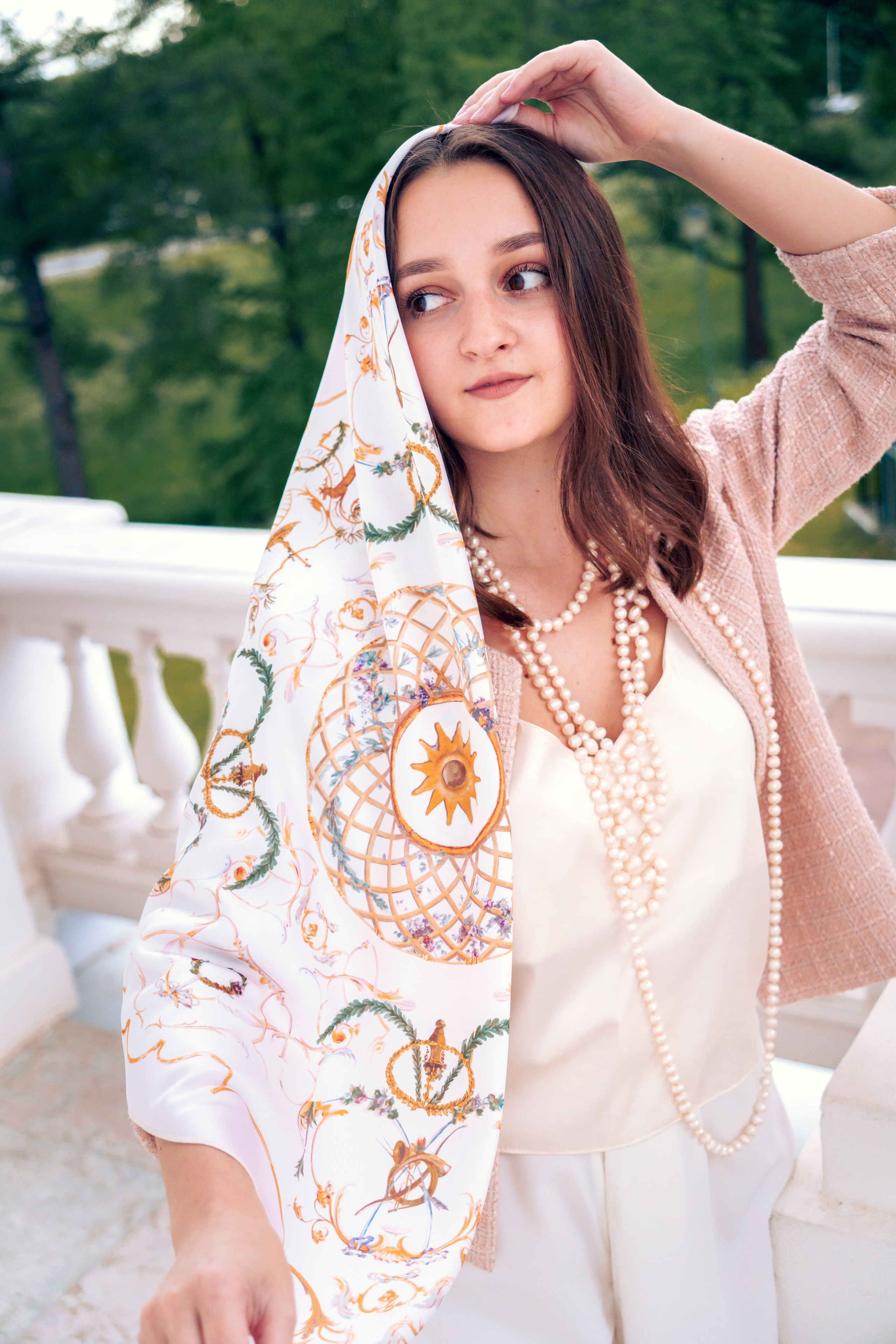 Коллекция платков Дарьи Ильичевой. Фотограф в Санкт-Петербурге Ибрагимова Алина