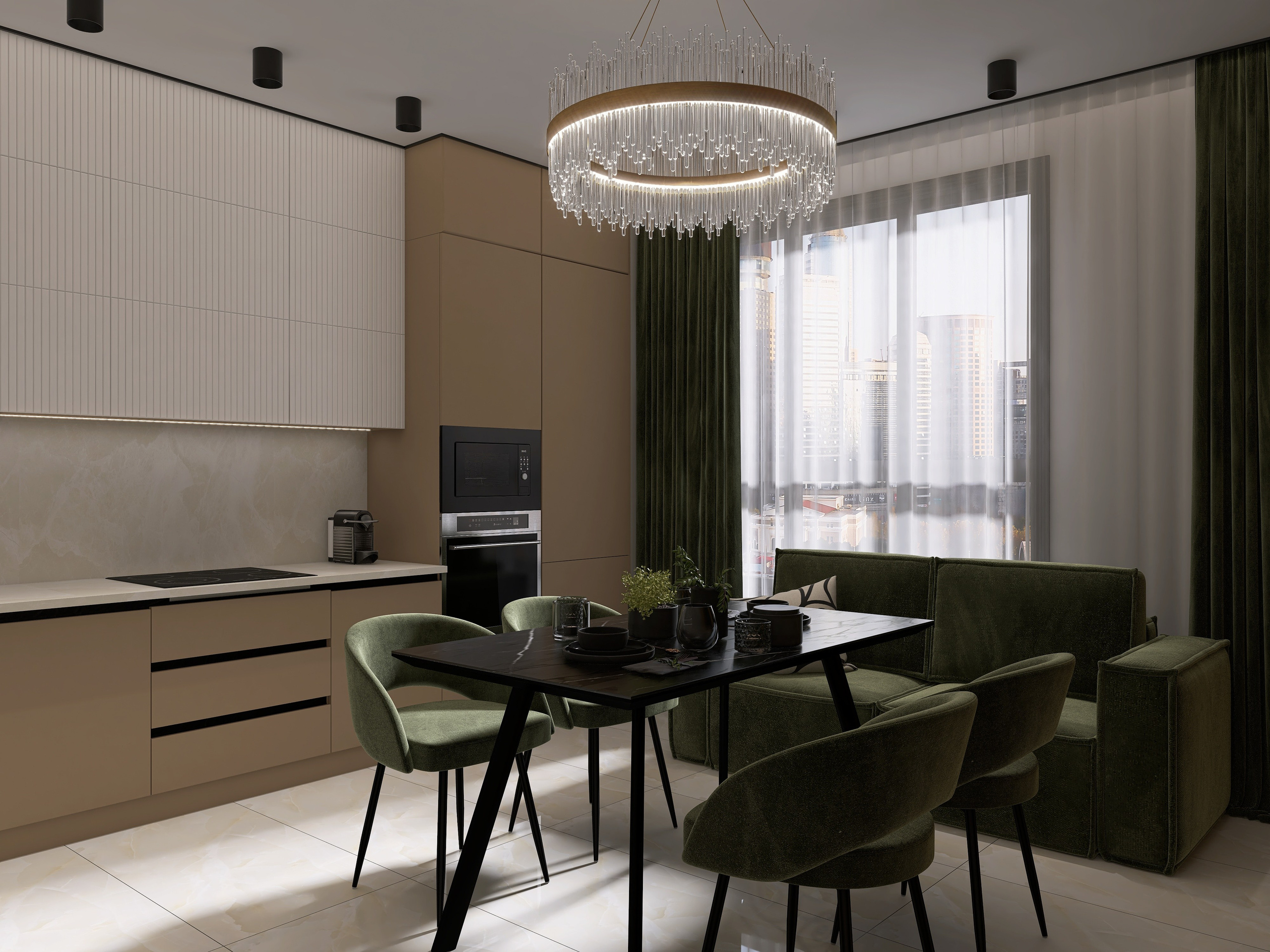 ЖК «Второй Нагатинский», 45 м². Дизайнер интерьера Виктория Трунова. Дома, квартиры, офисы. Проекты любой сложности