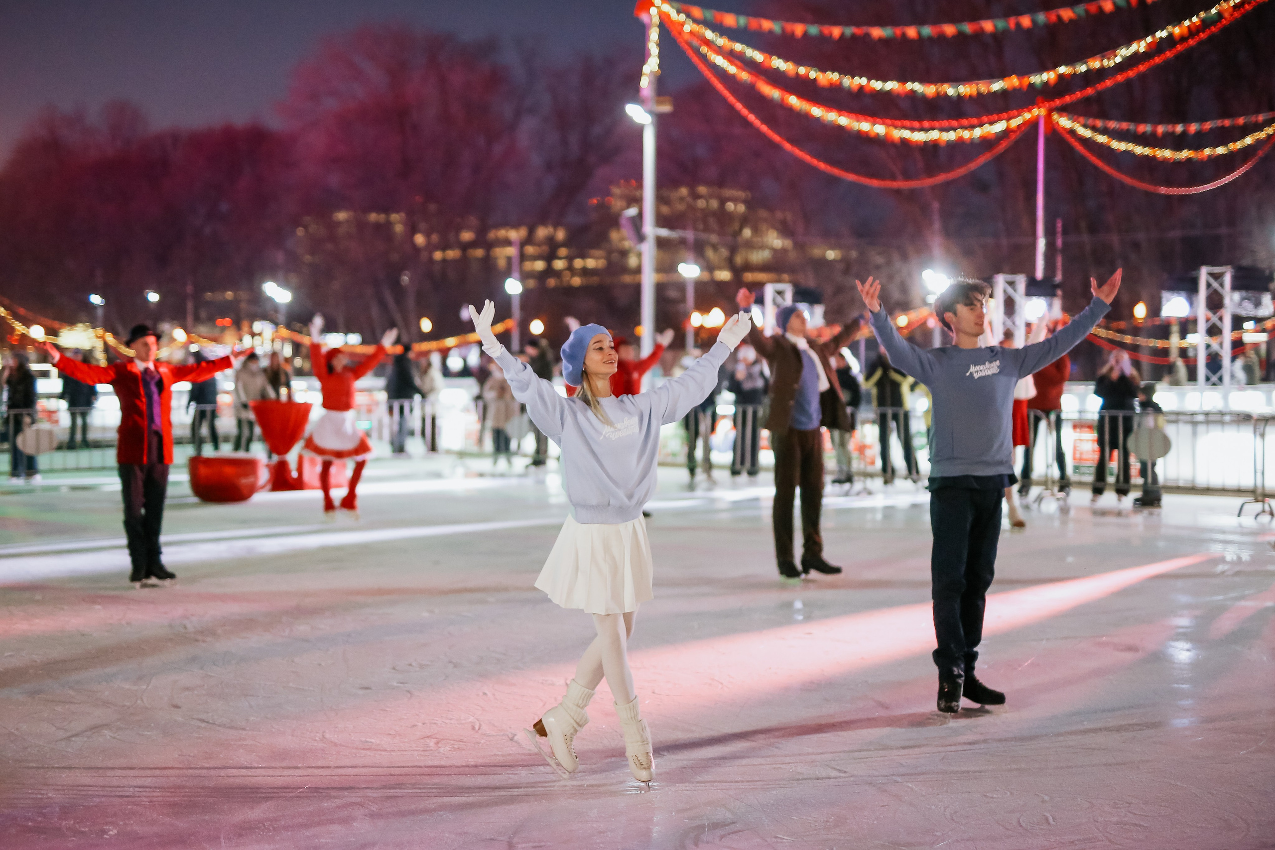 Ледовое шоу Парк Культуры проект Московское Чаепитие. Фотограф и видеограф Анна Домашенко