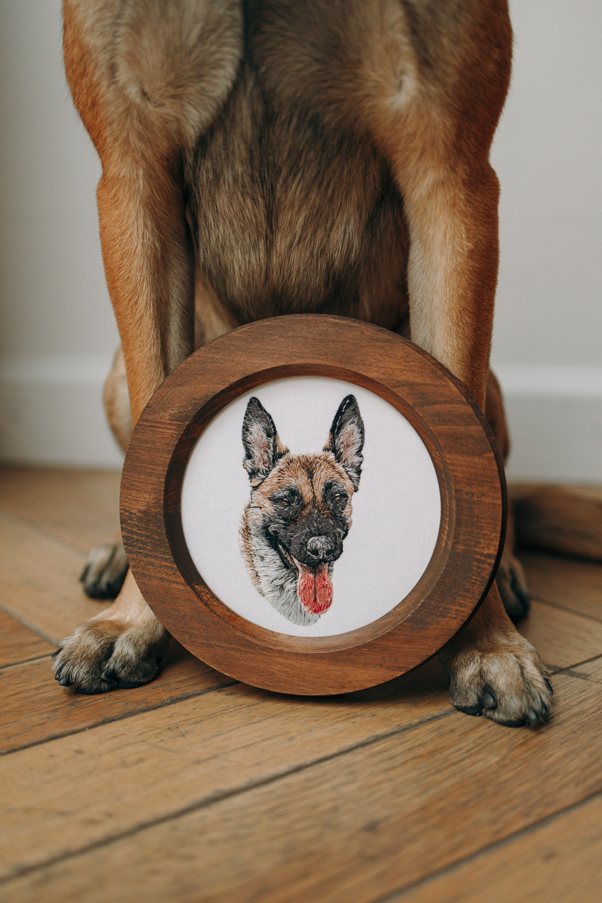 Портфолио. Портретная вышивка питомцев