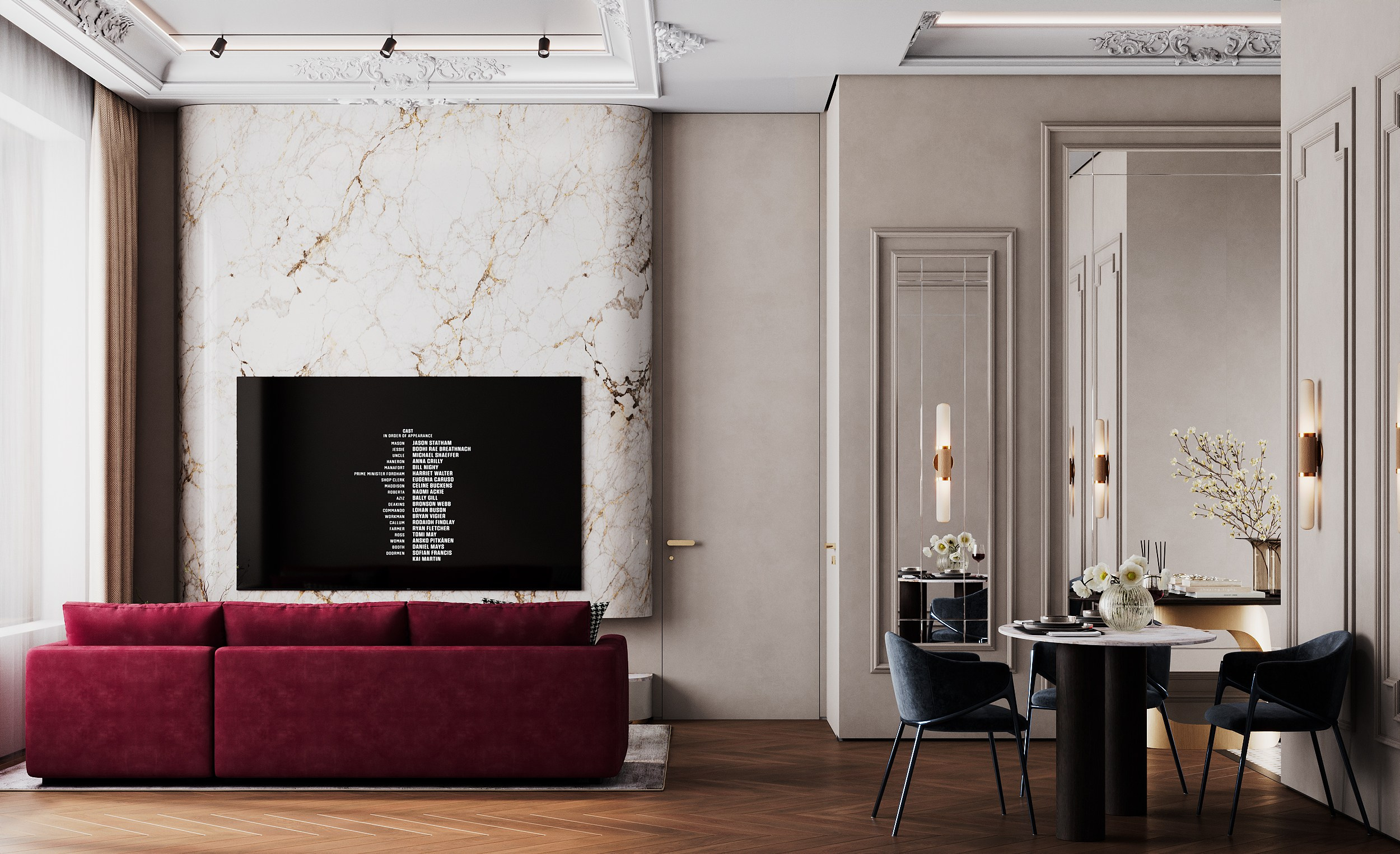 ЖК Соты 88 m² г.Уфа. Дизайн интерьера и ремонта Уфа Москва