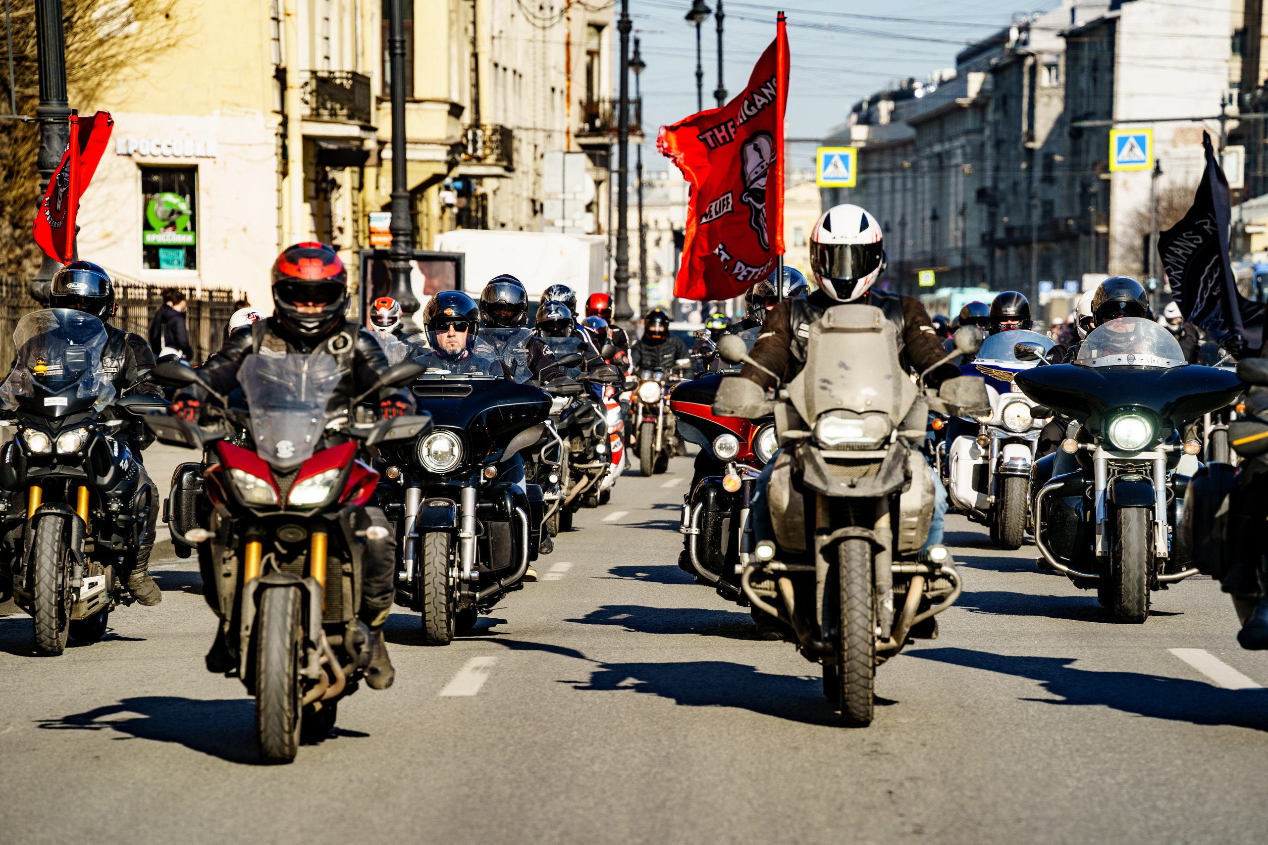 Прохват мотоклуба Norman Riders ч.1. Концертный и репортажный фотограф в Санкт-Петербурге Слава Пахомов