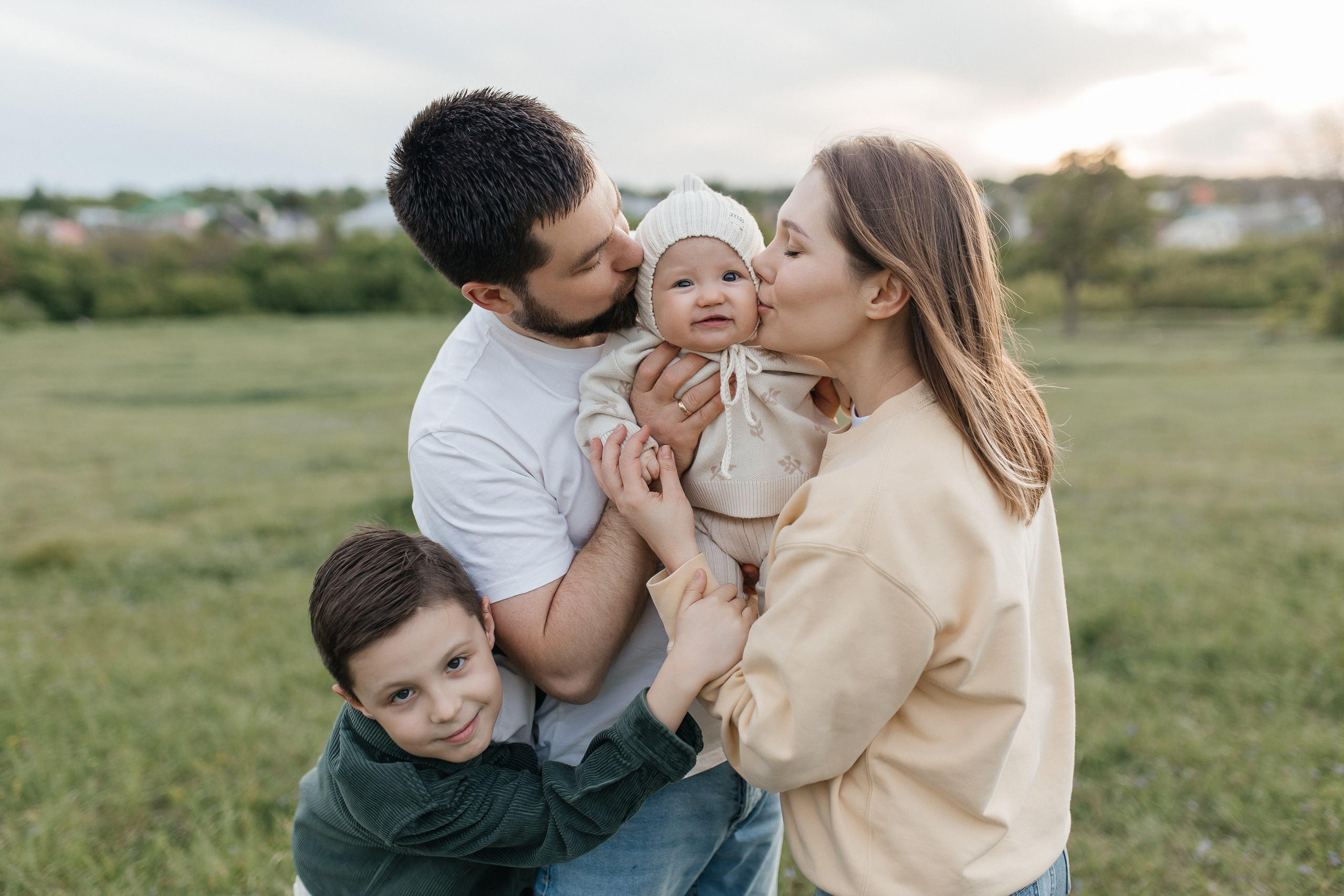 Поле, лето и любовь. Семейный и свадебный фотограф в Тамбове Ксения Плотникова