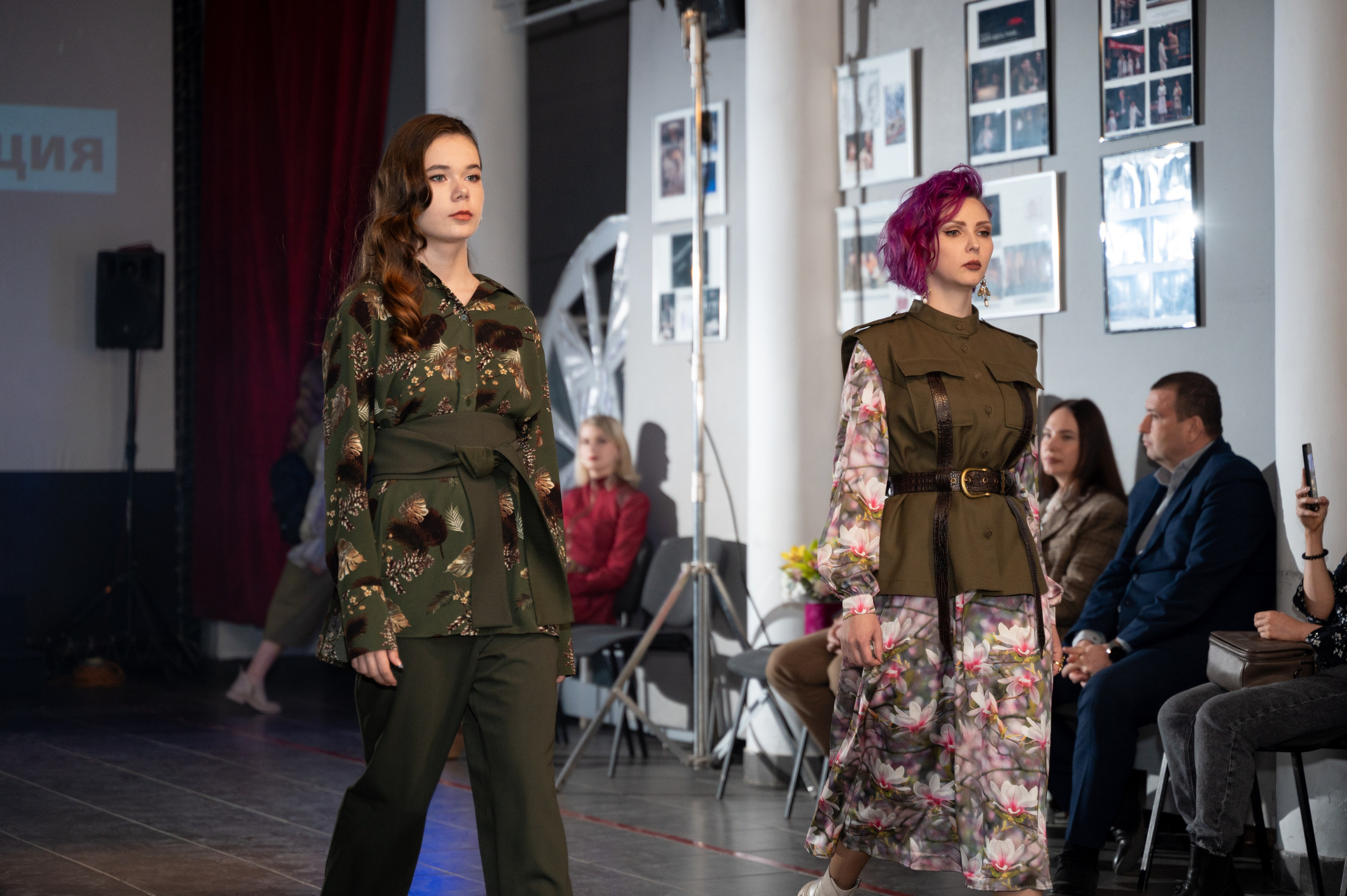 Закрытый показ милитари «Своя трансформация» дизайнера Юлии Бойченко | 24.04.2025. Фотограф в Омске Елизавета Кириллова