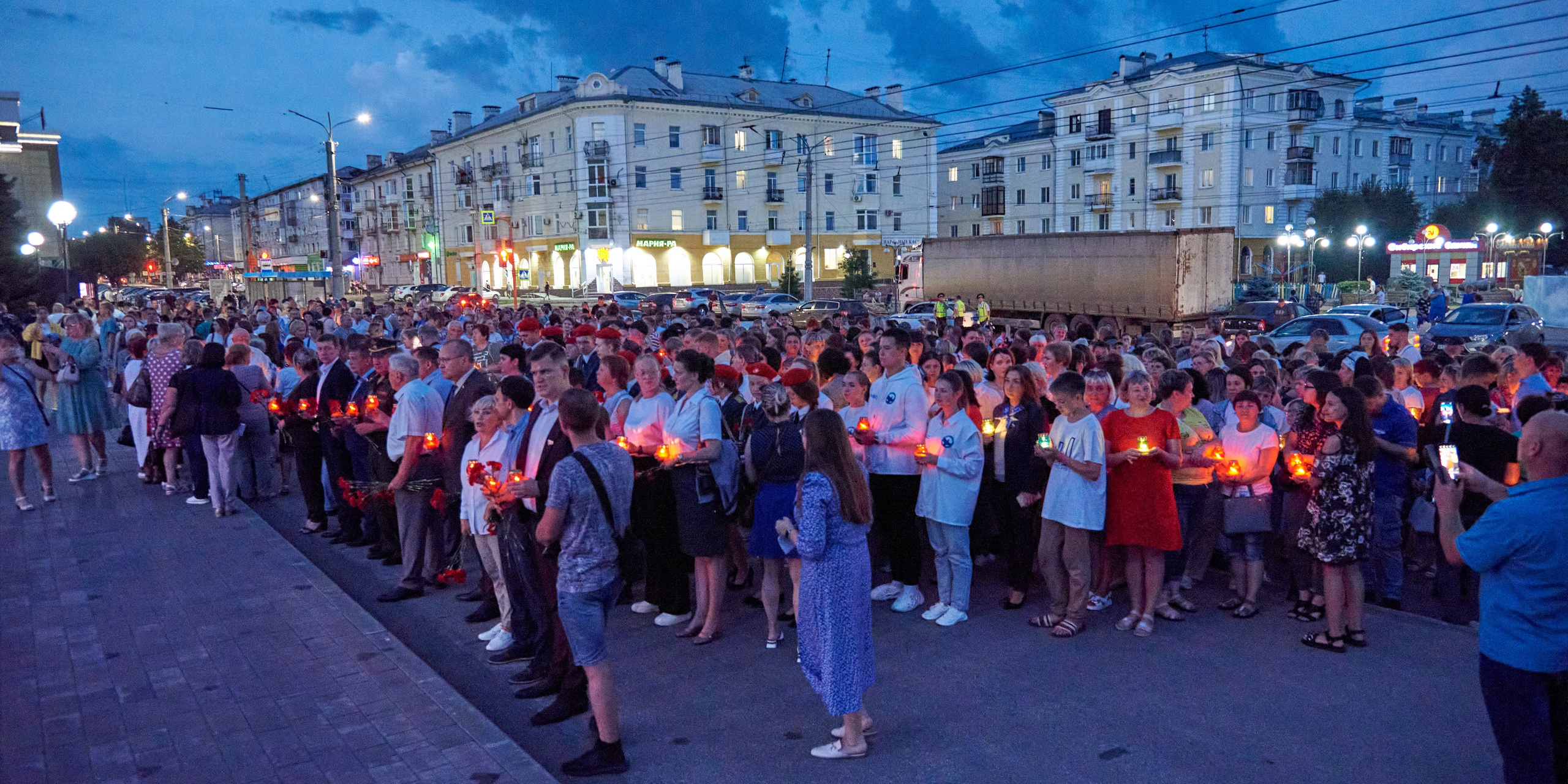 Акция «Свеча памяти». [fXph] Фотограф Масликов Илья. Съёмка мероприятий в Ленинске-Кузнецком