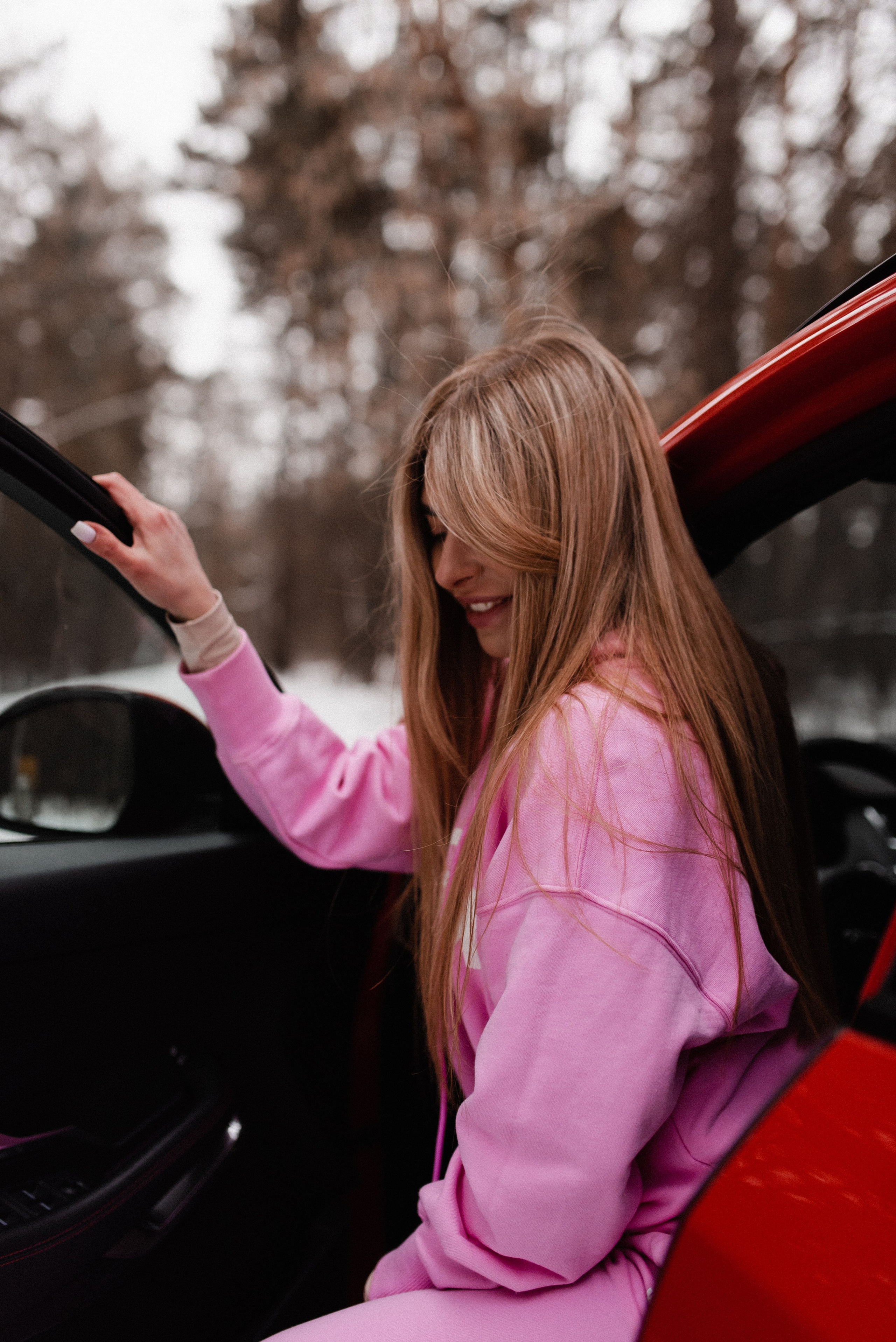 Зимняя съемка Ольги. Фотограф в Новосибирске Анастасия Курто