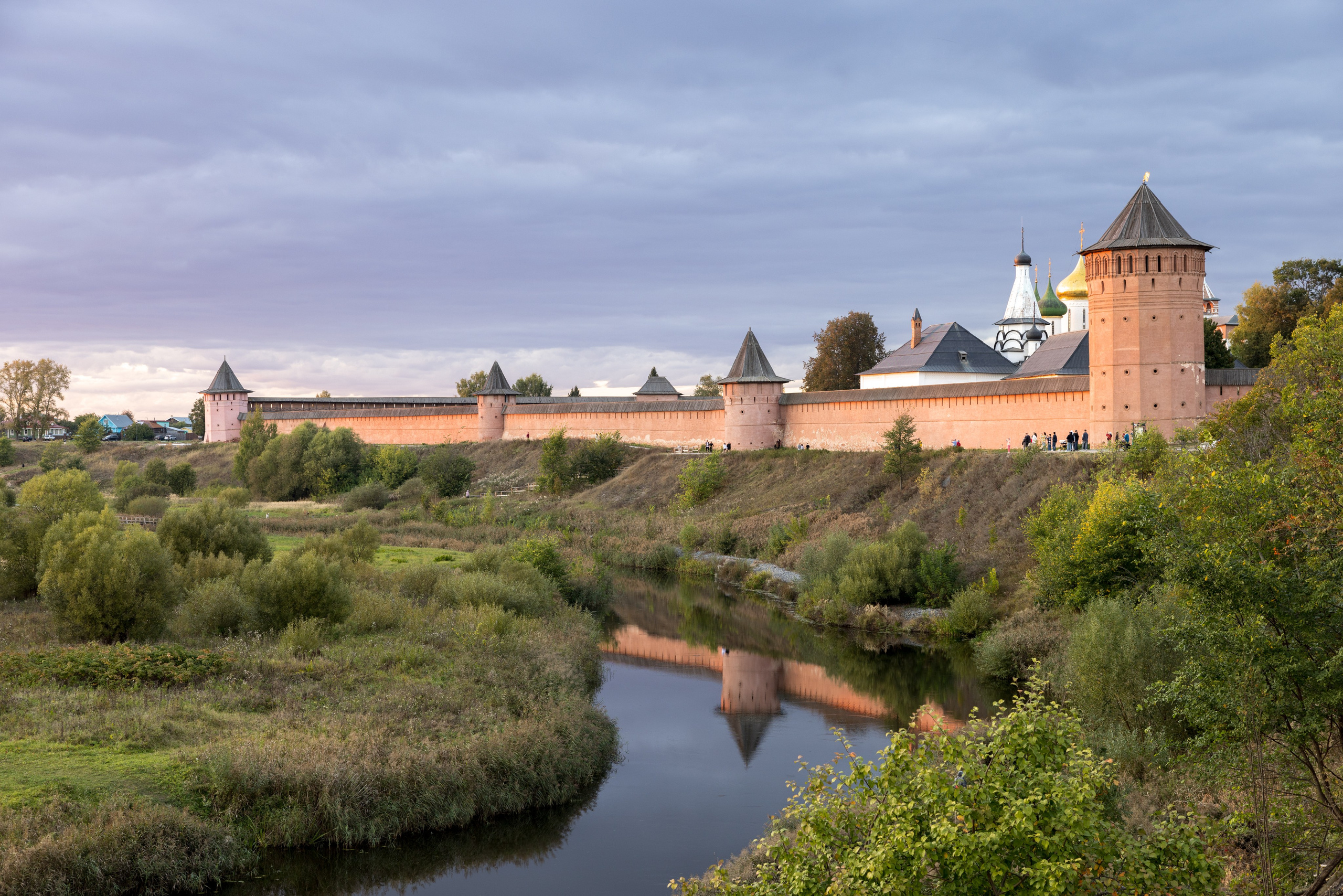 Суздаль, река Каменка и Спасо-Евфимиев монастырь