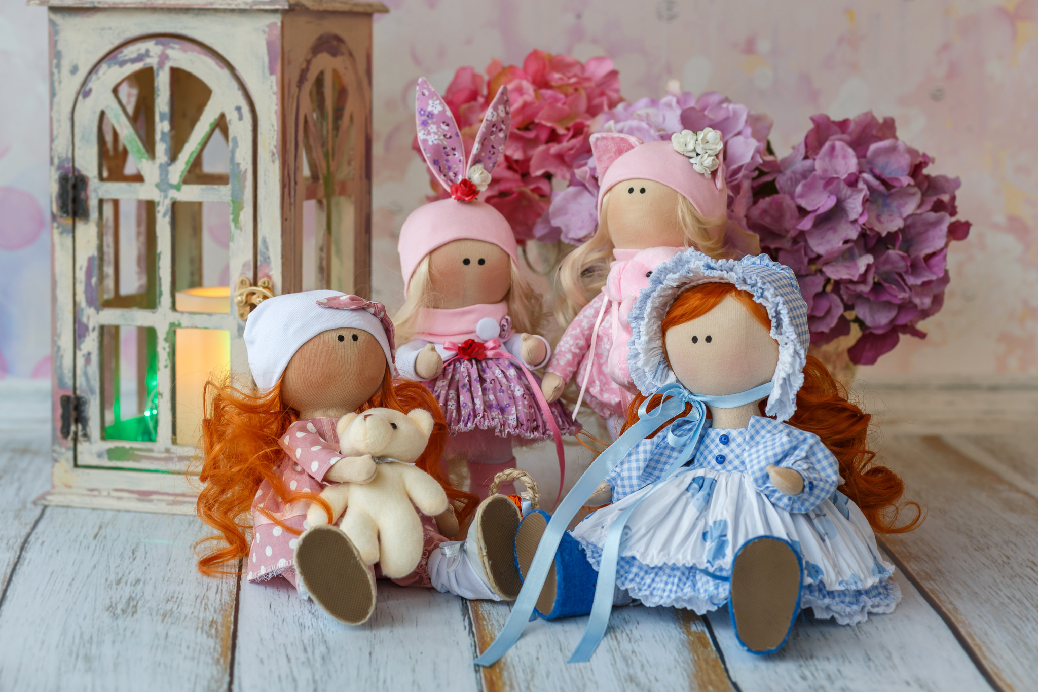 Object photo session of handmade dolls. Профессиональный семейный и детский фотограф в Измире Ирина Эрон