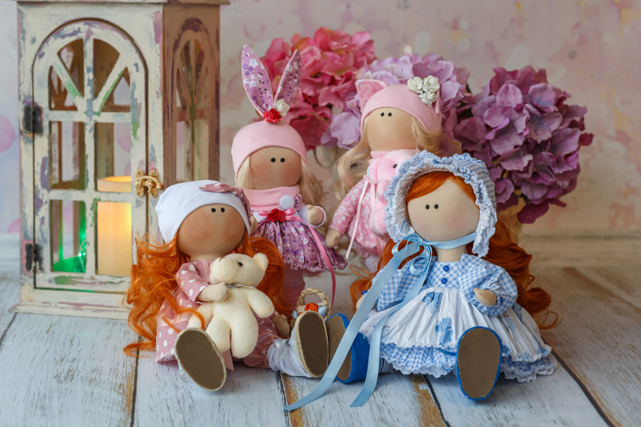 Object photo session of handmade dolls. Профессиональный семейный и детский фотограф в Измире Ирина Эрон