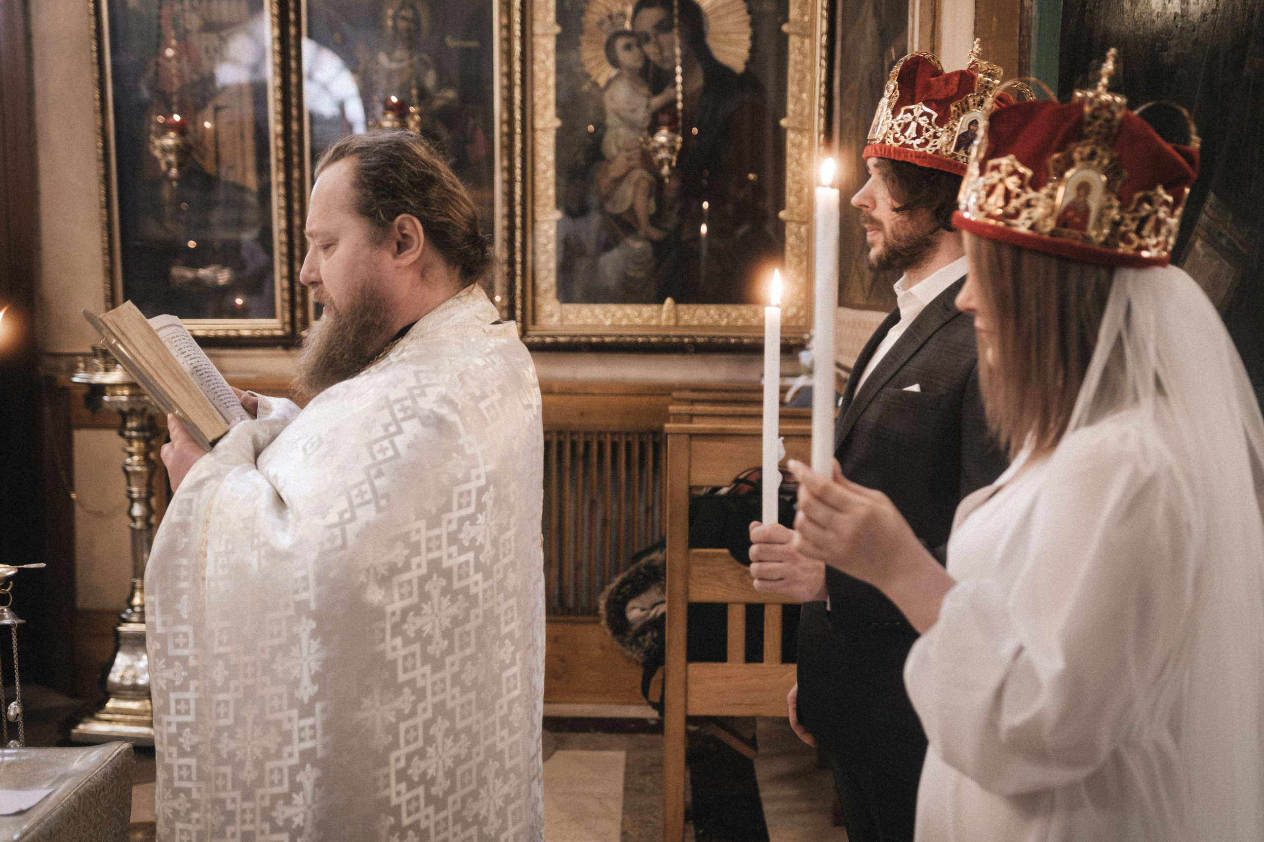 Венчание Дмитрия и Полины. Фотограф в Москве Максим Скоробогатов