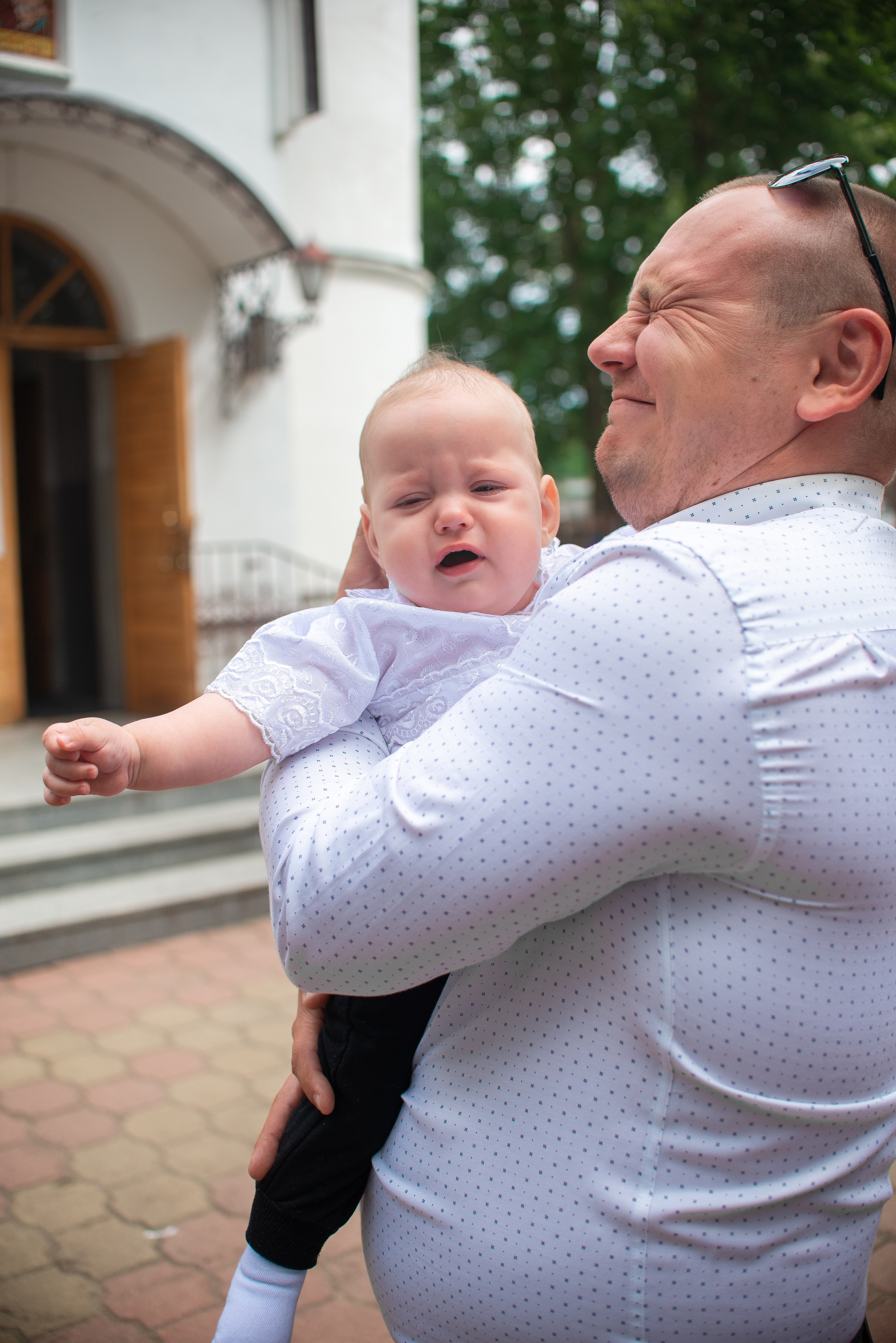 Крещение Дианы в хр. Иконы Минской. Семейный фотограф на выписку из роддома и крещение Минск Настя Гришук