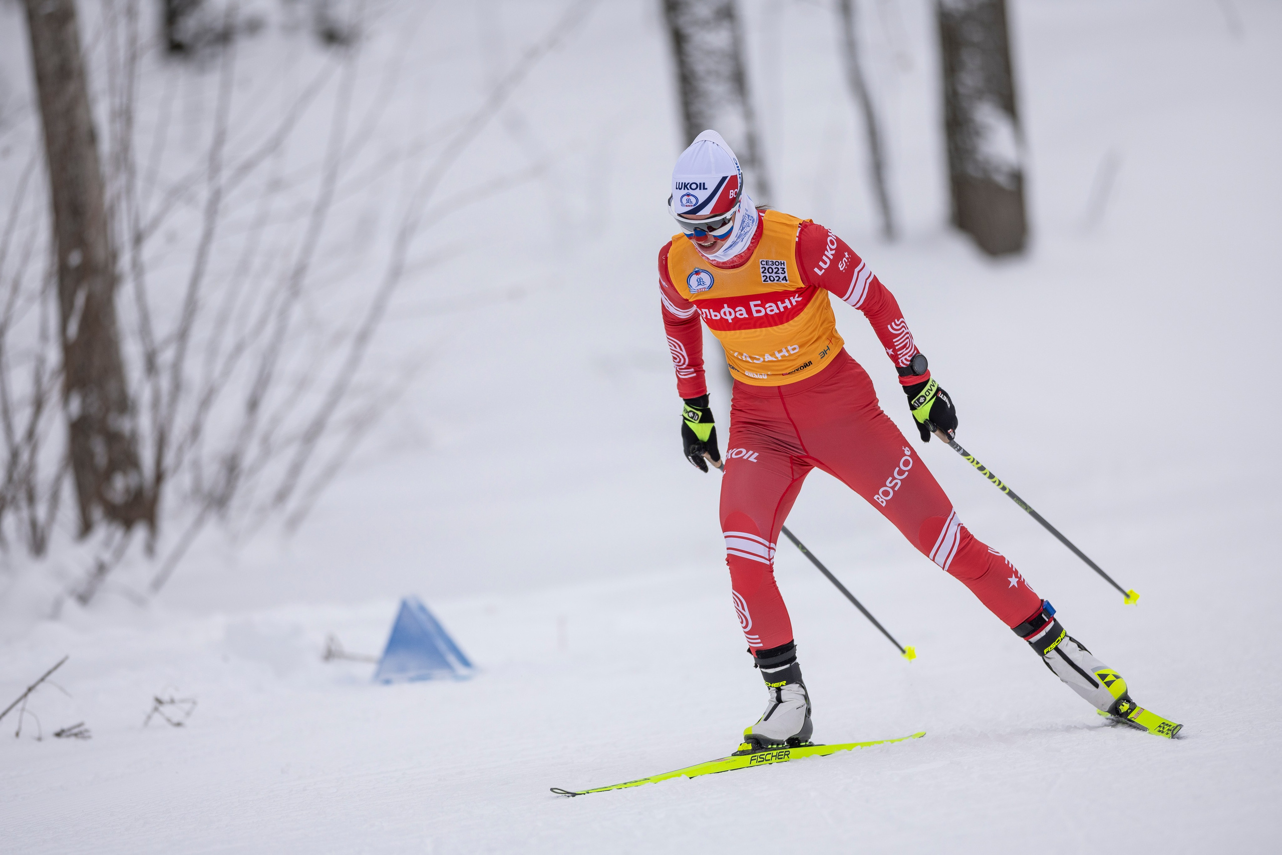 Кубок Росси по лыжным гонкам 2024. Женщины 10 км. Спортивный репортажный фотограф Казань Нафис Сиразетдинов