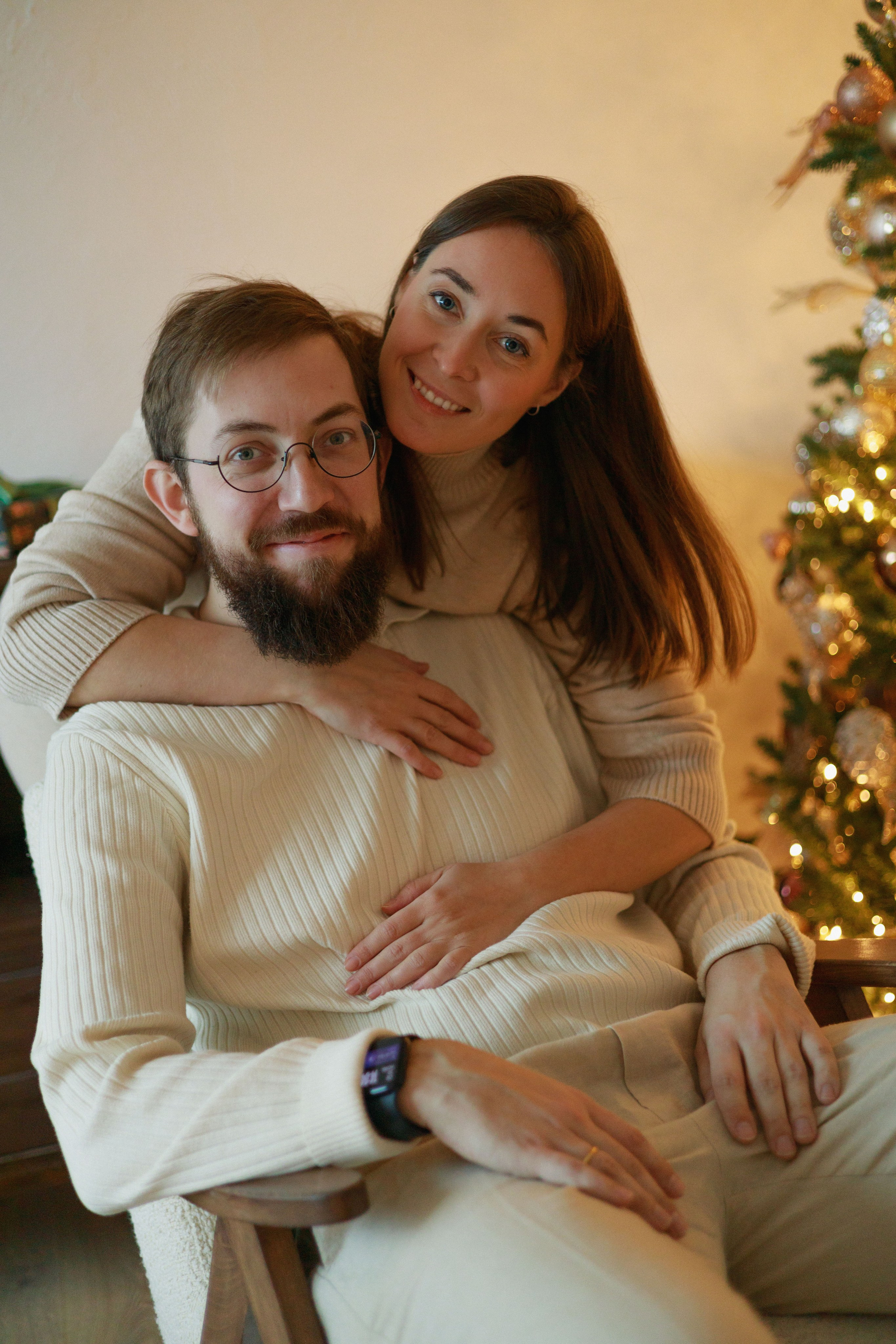 Новогодняя фотосъемка в студии. Семейный видеограф в Москве Элина Ладова