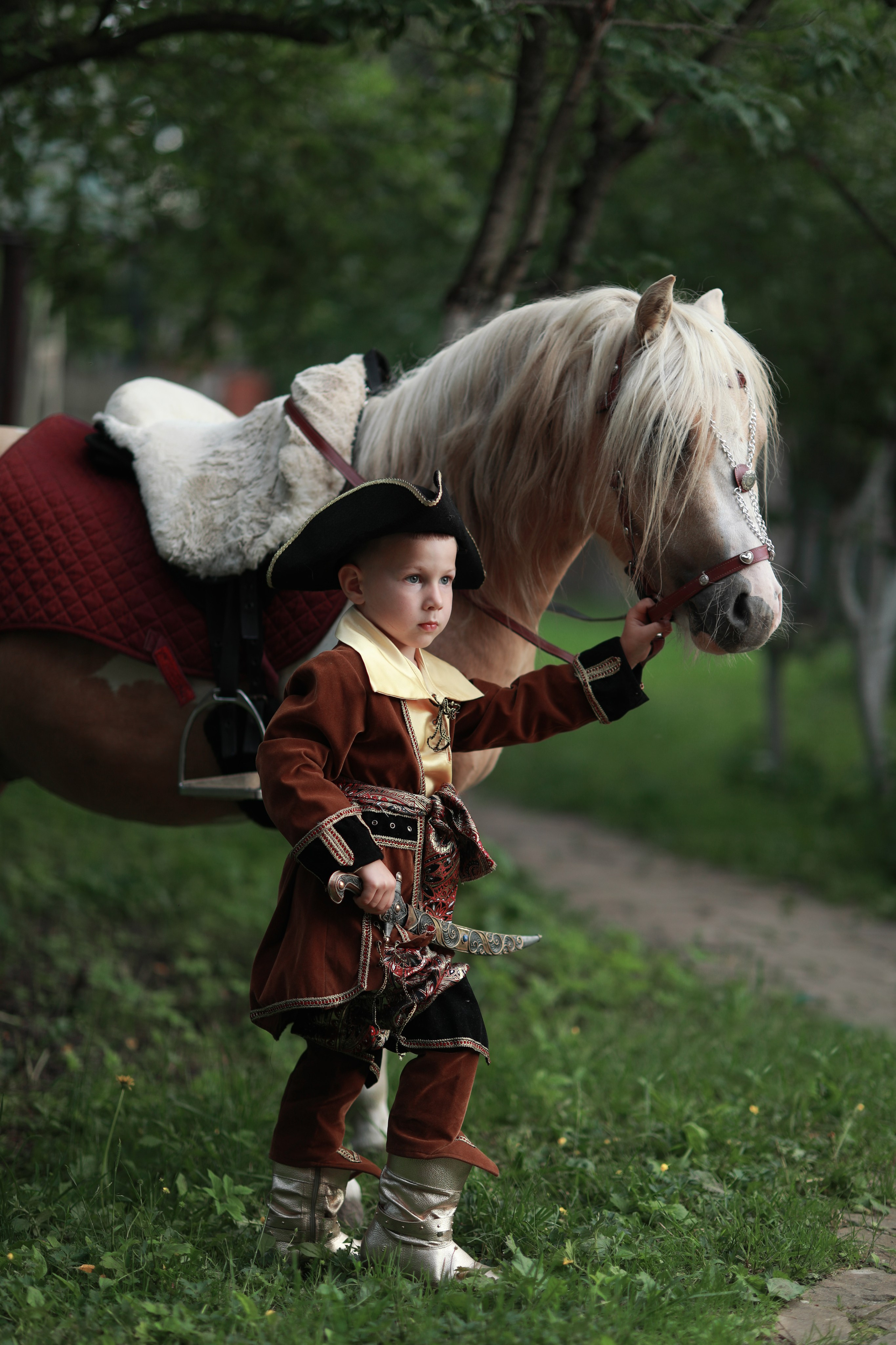 Детская фотосессия от 3х до 12 лет. Фотосессия с лошадьми