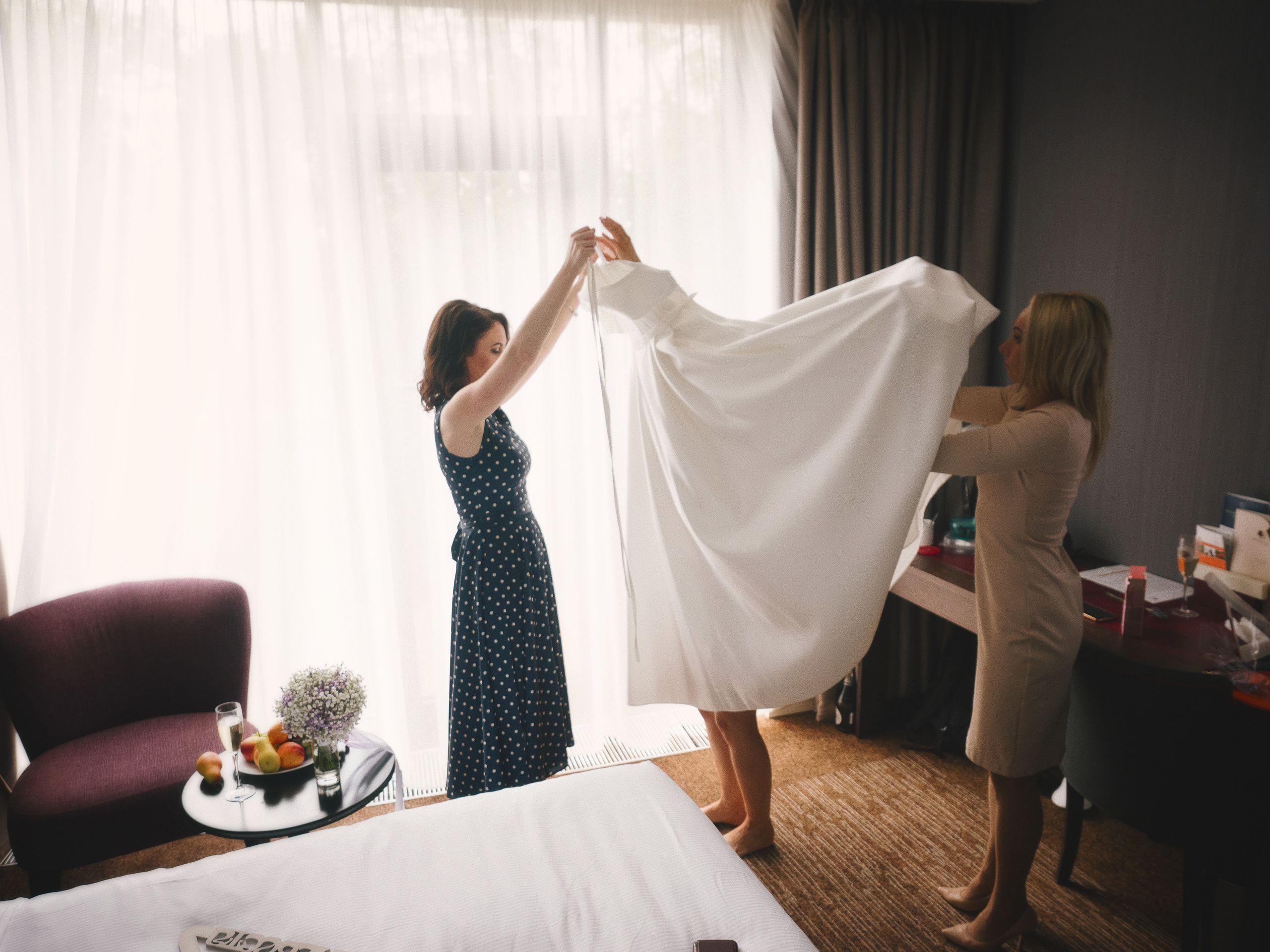 Утро невесты в отеле. Алёна Орлова Портретный фотограф Москва