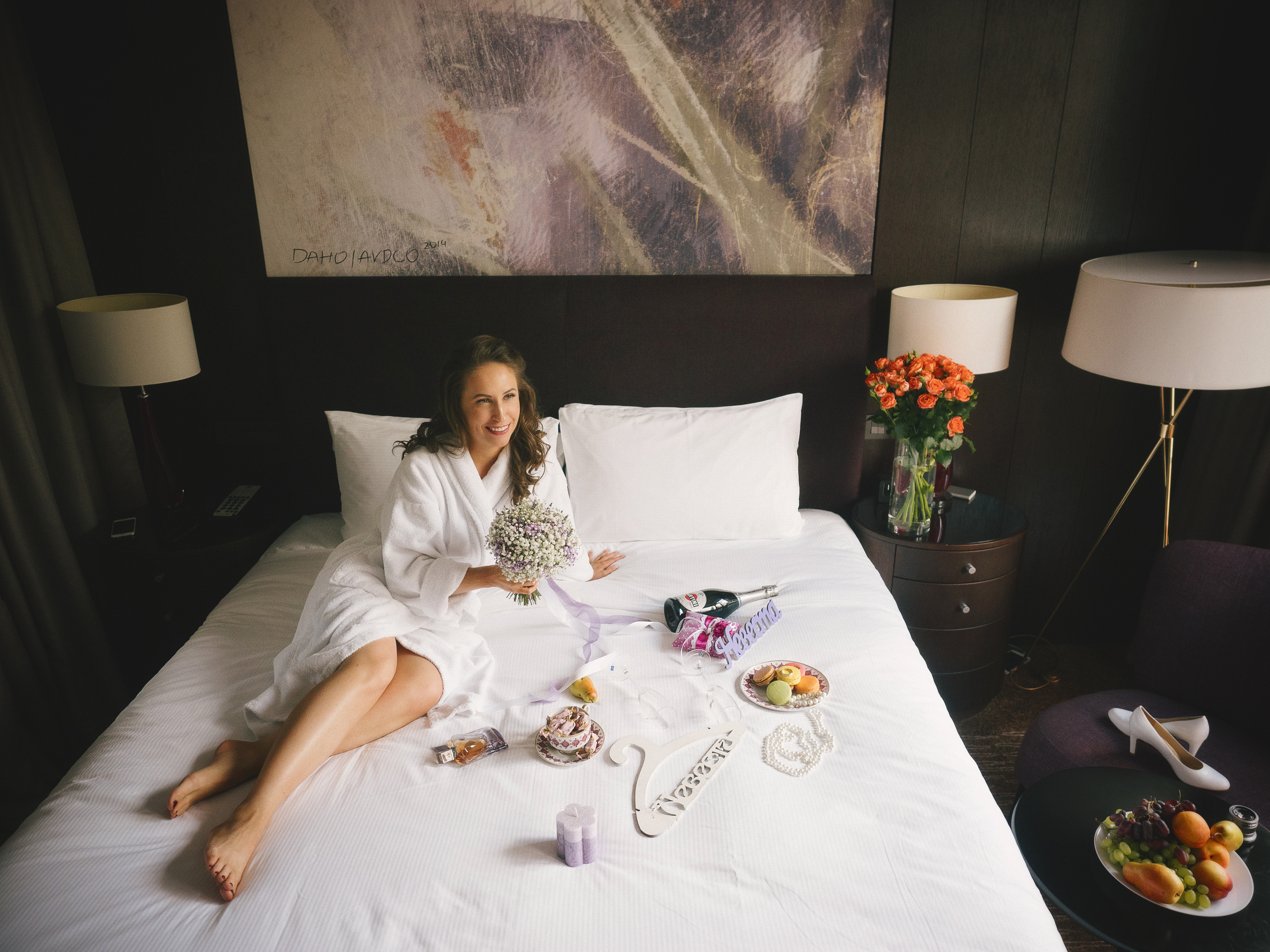 Утро невесты в отеле. Алёна Орлова Портретный фотограф Москва