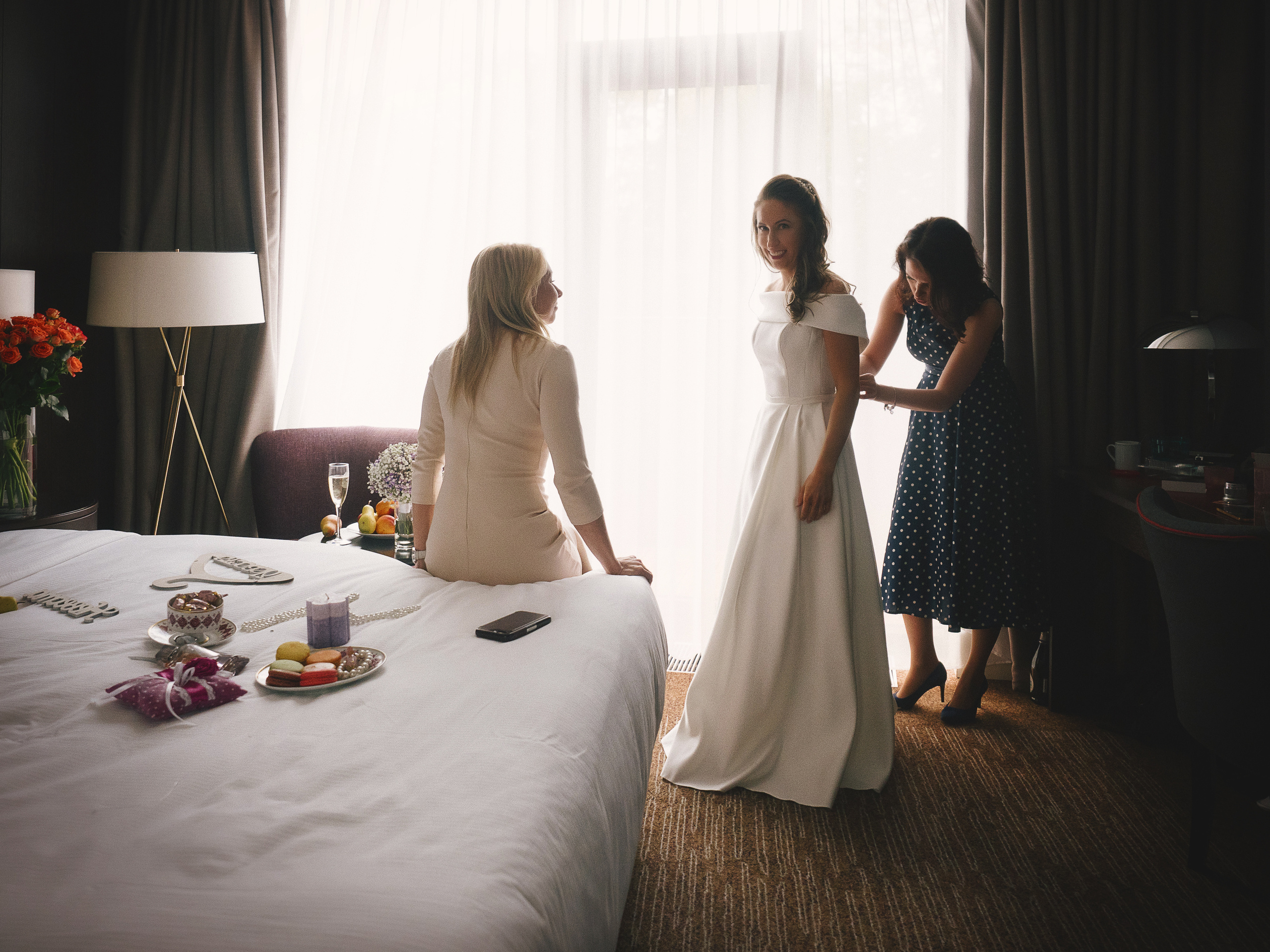 Утро невесты в отеле. Алёна Орлова Портретный фотограф Москва