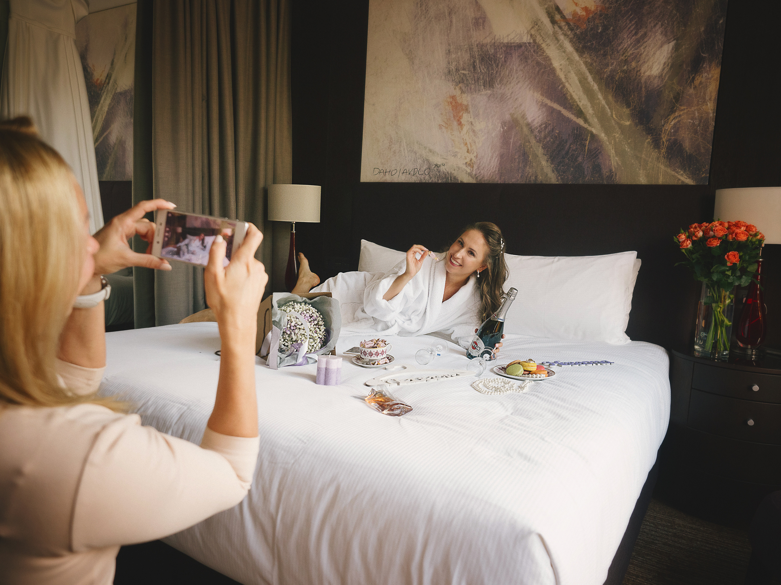 Утро невесты в отеле. Алёна Орлова Портретный фотограф Москва