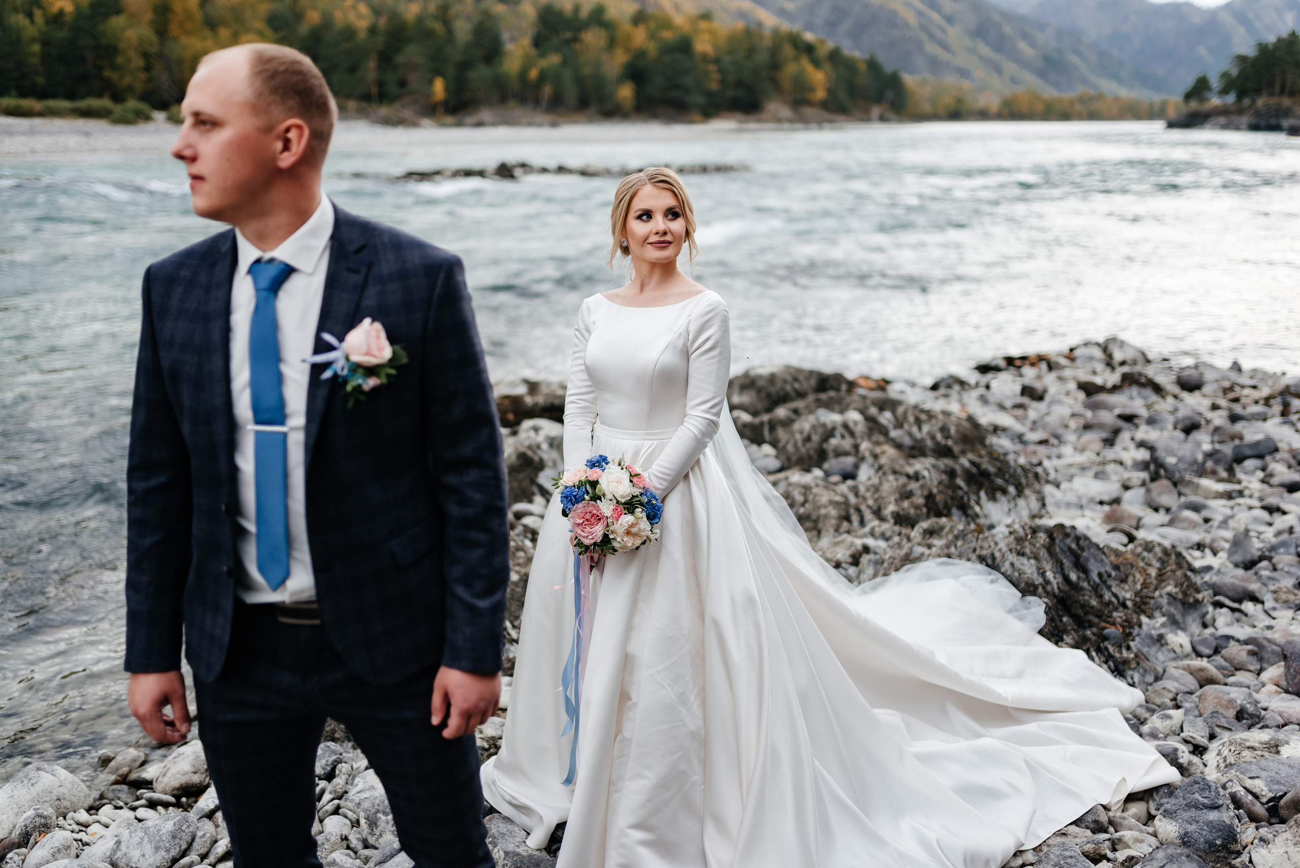 Иван и Юлия. Свадебная  съемка на Алтае