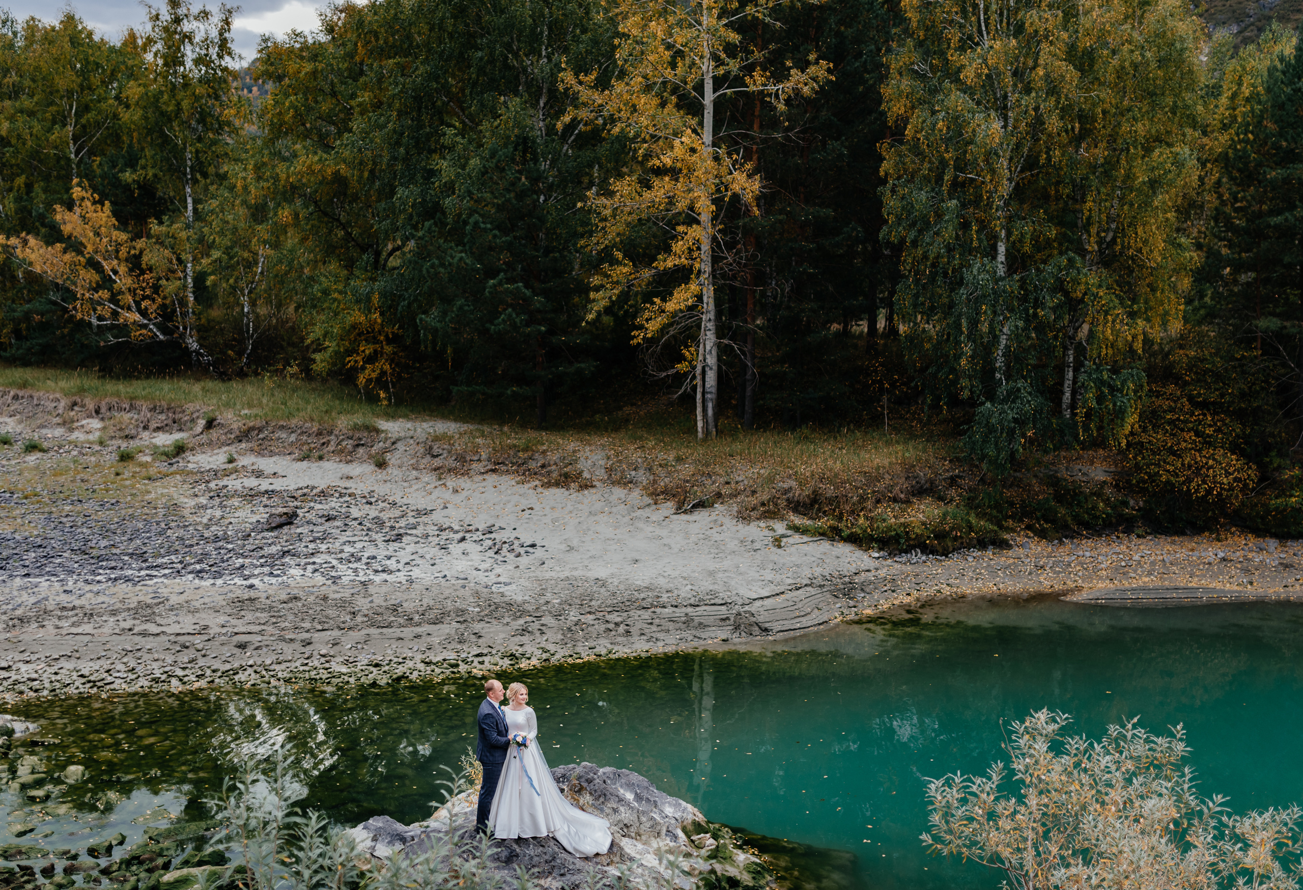 Иван и Юлия. Свадебная  съемка на Алтае