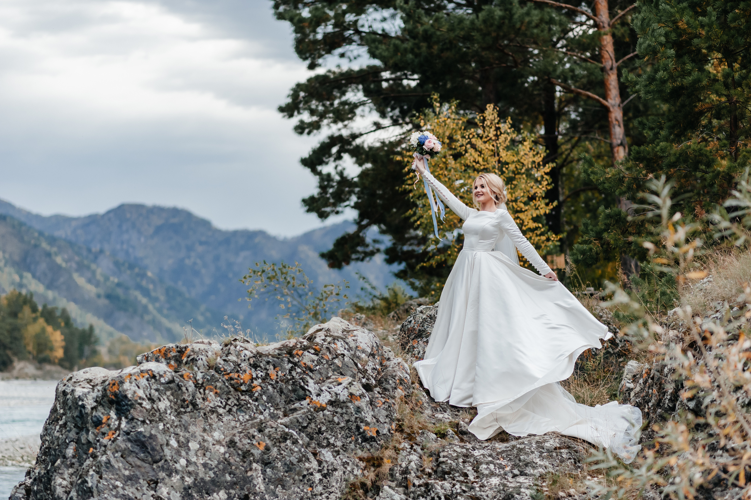 Иван и Юлия. Свадебная  съемка на Алтае