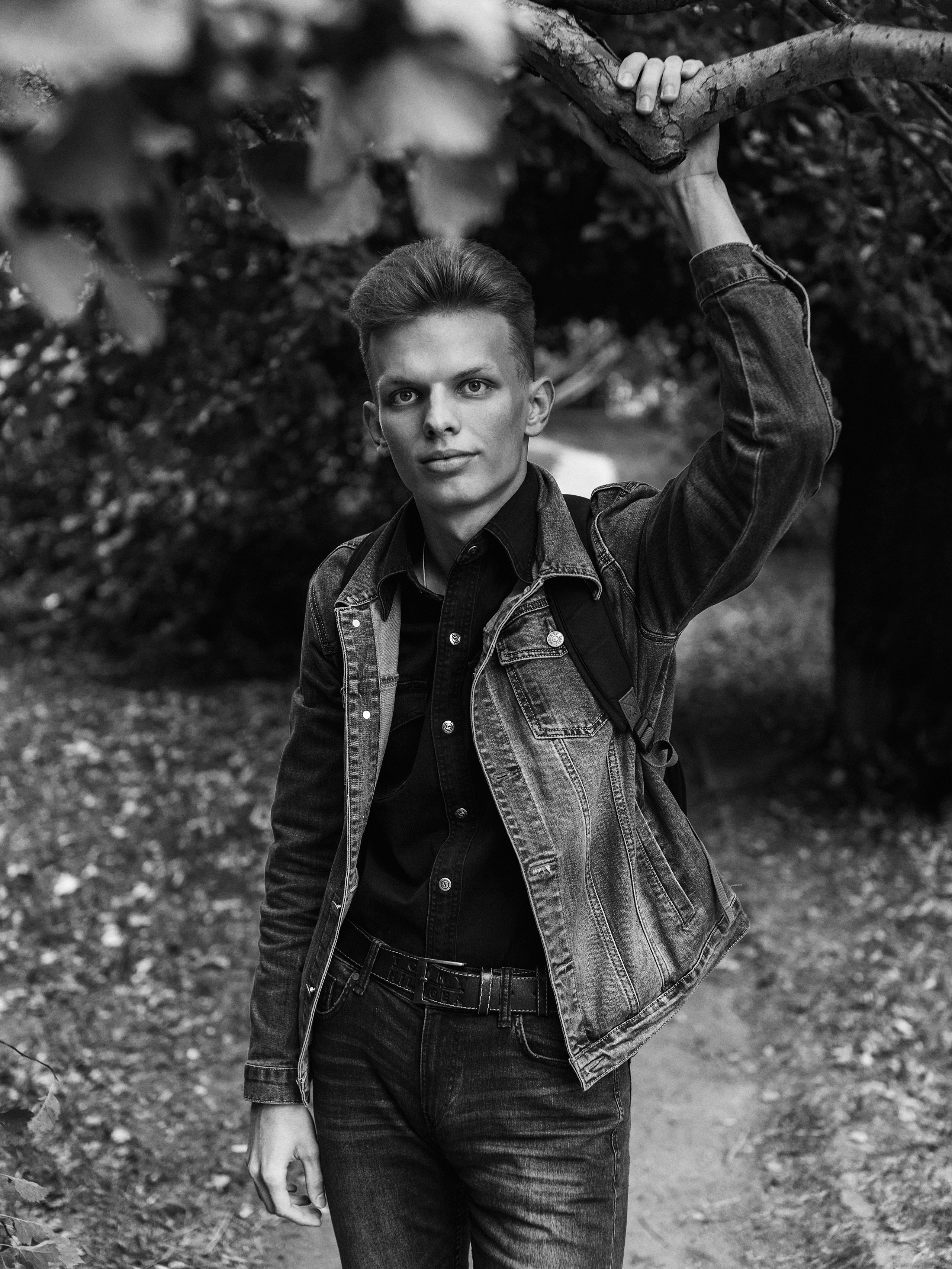 Черно белая мужская фотосессия. Портретный фотограф в Москве и Нижнем Новгороде - Андрей Репин