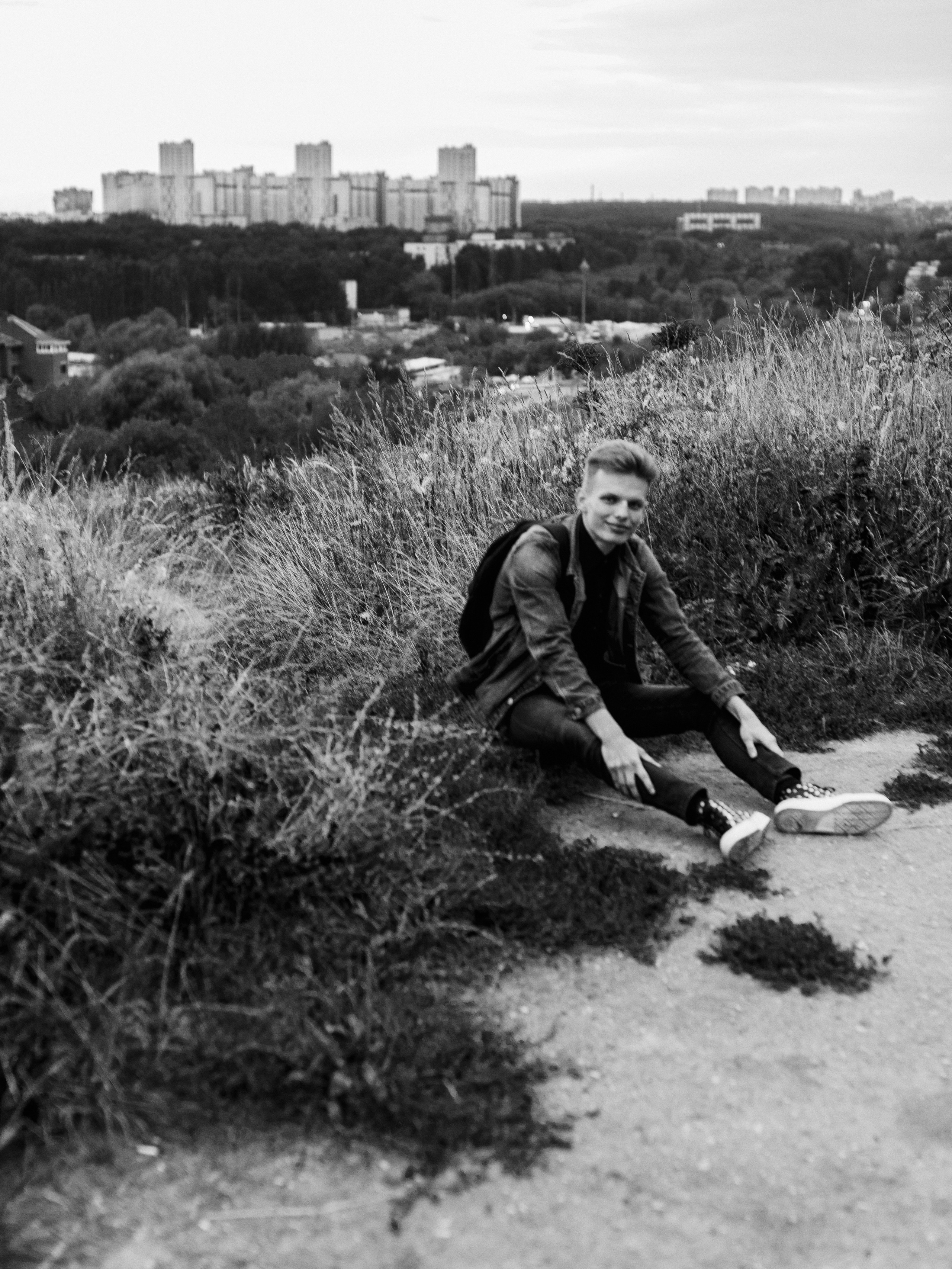 Черно белая мужская фотосессия. Портретный фотограф в Москве и Нижнем Новгороде - Андрей Репин