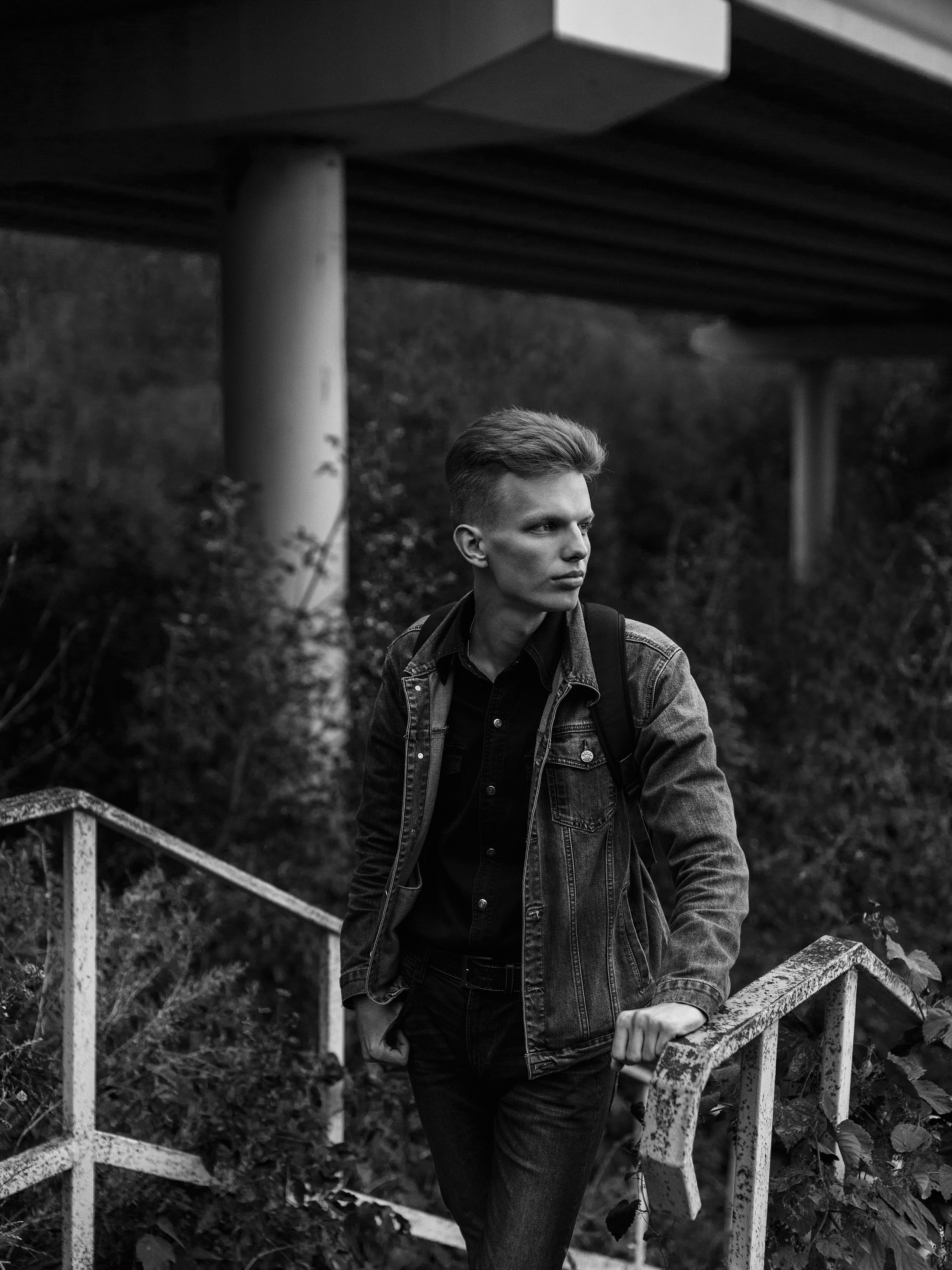 Черно белая мужская фотосессия. Портретный фотограф в Москве и Нижнем Новгороде - Андрей Репин