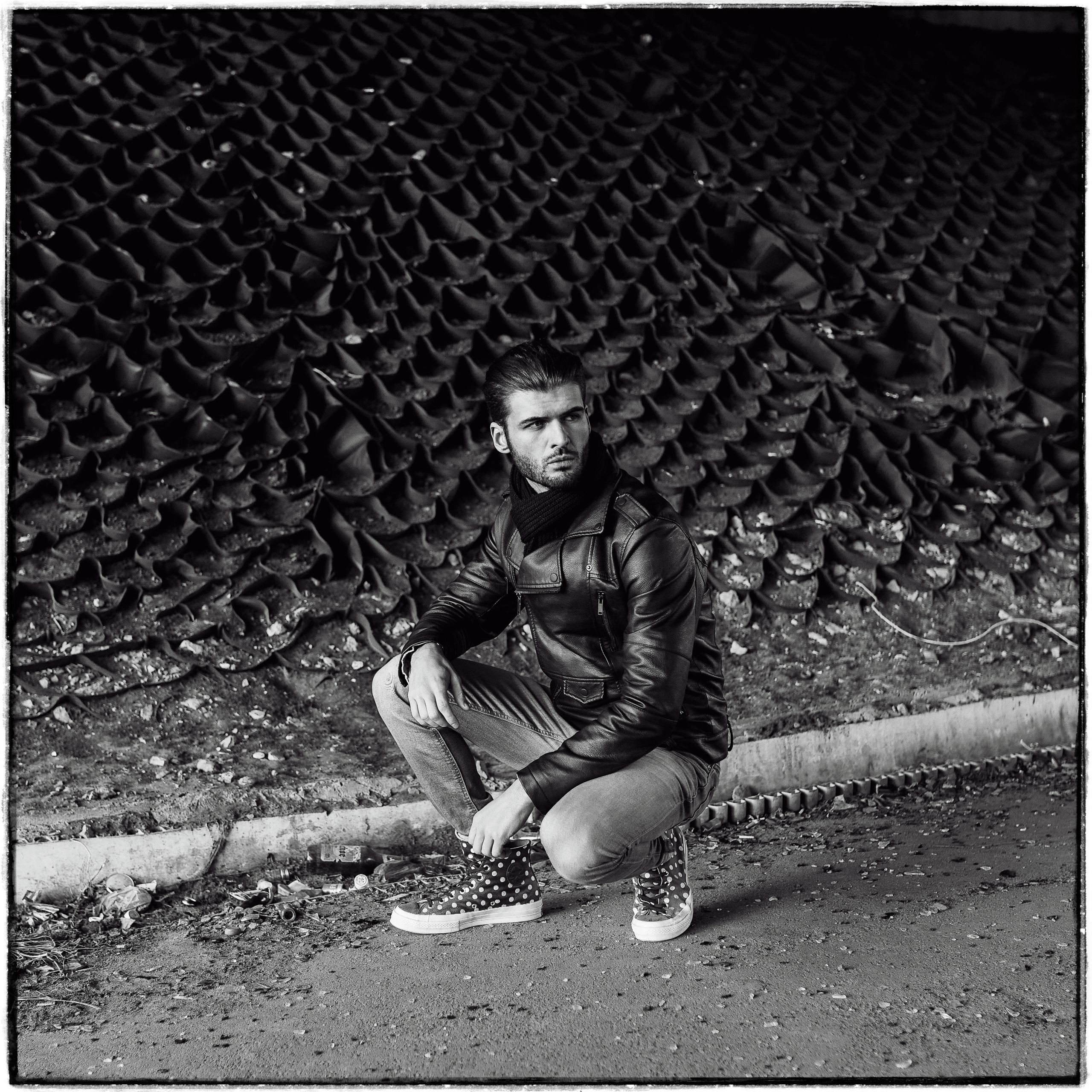 ЧБ фотосессия парня в Нижнем Новгороде. Портретный фотограф в Москве и Нижнем Новгороде - Андрей Репин