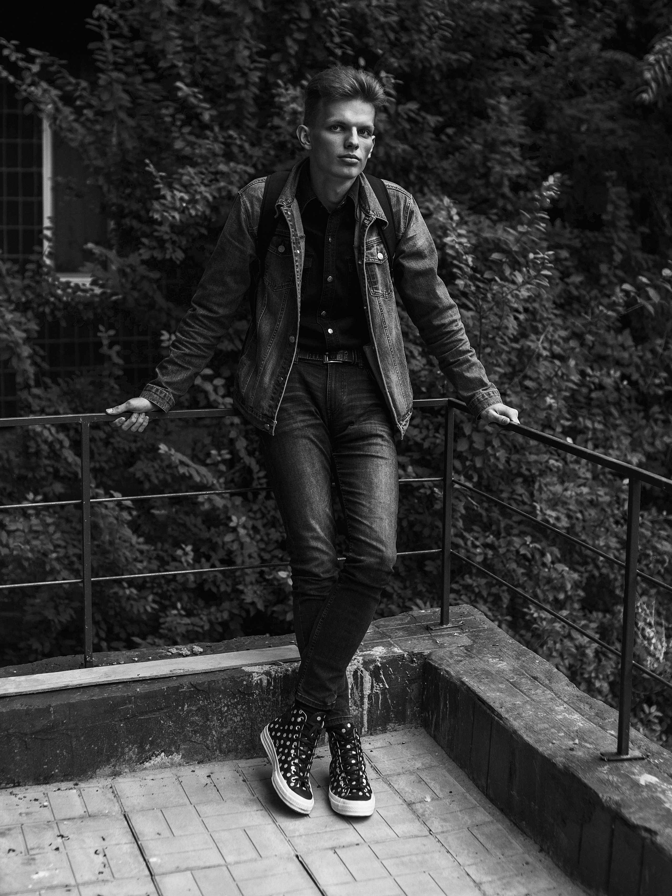 Черно белая мужская фотосессия. Портретный фотограф в Москве и Нижнем Новгороде - Андрей Репин