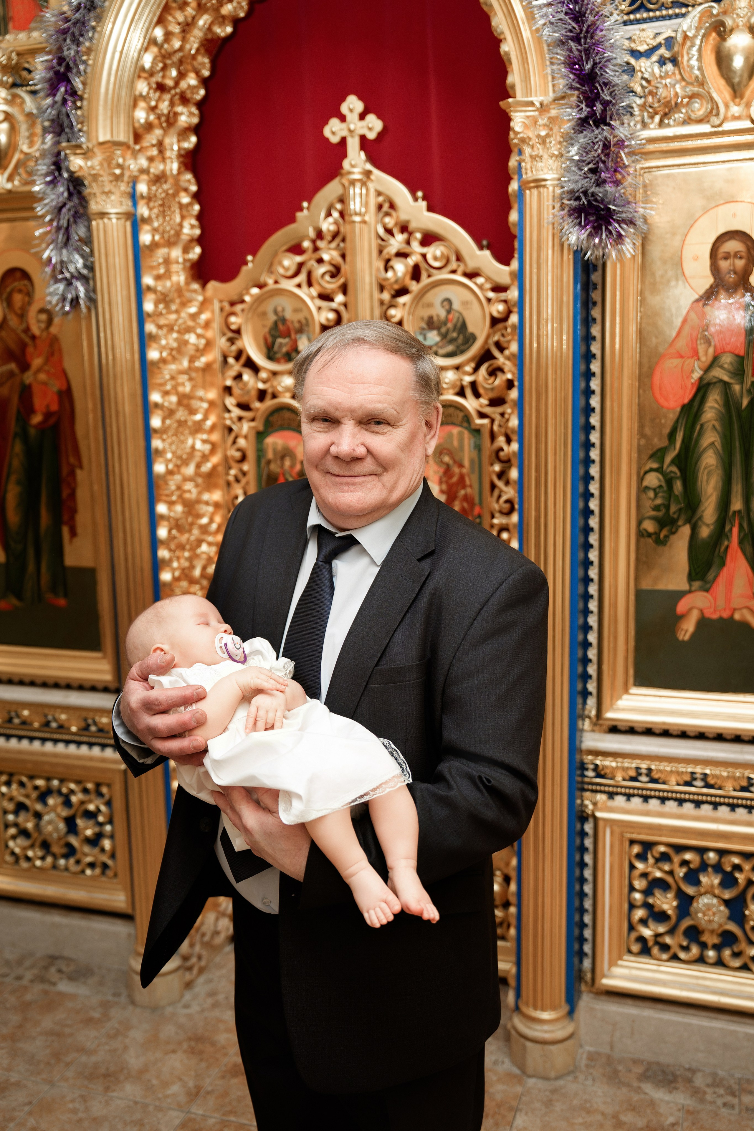 Крещение Машеньки в Храме всех святых на Соколе