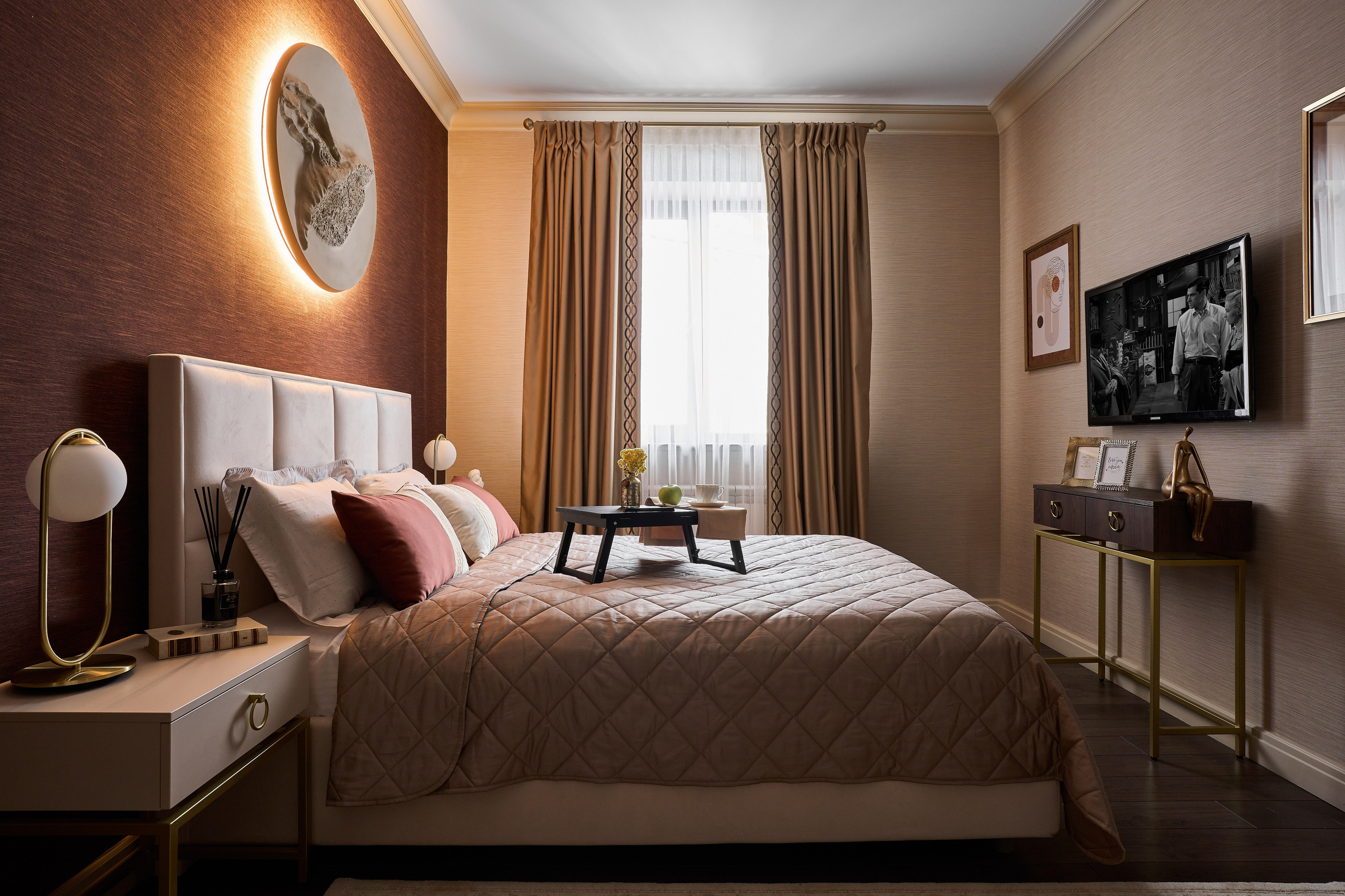 Спальня из проекта Ирины Кумсковой. Бояршинов Антон Интерьерный фотограф/видеограф Москва