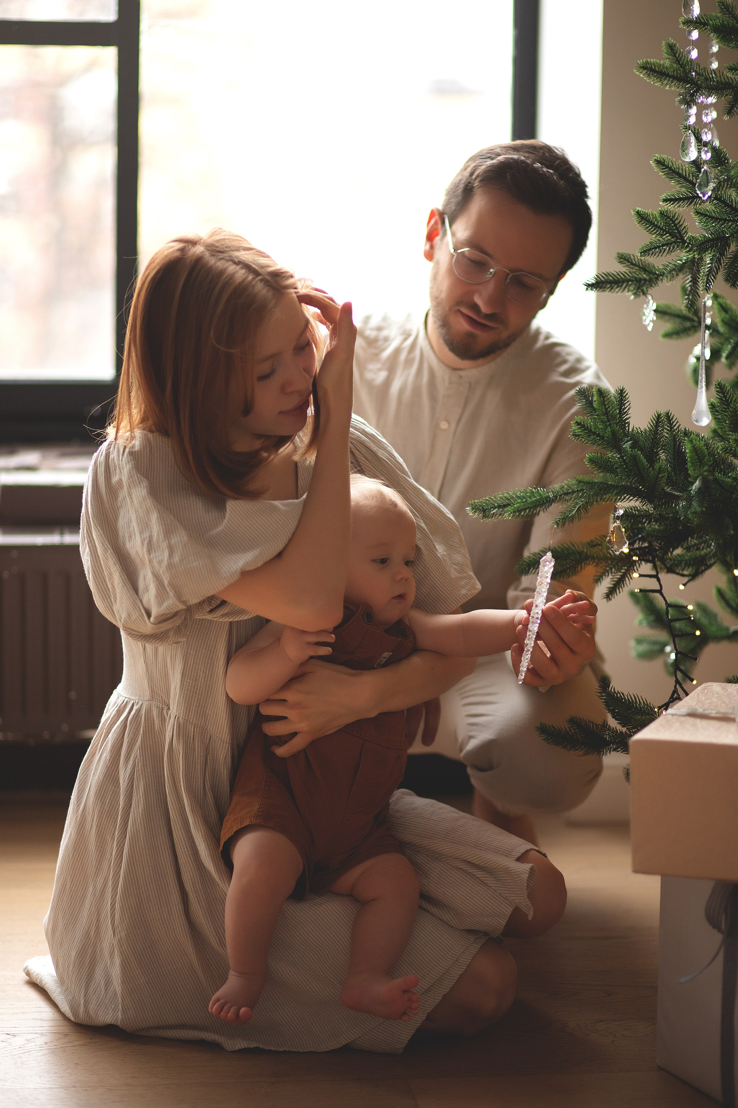 Семейная новогодняя история. Фотограф в Москве. Елизавета Косицына