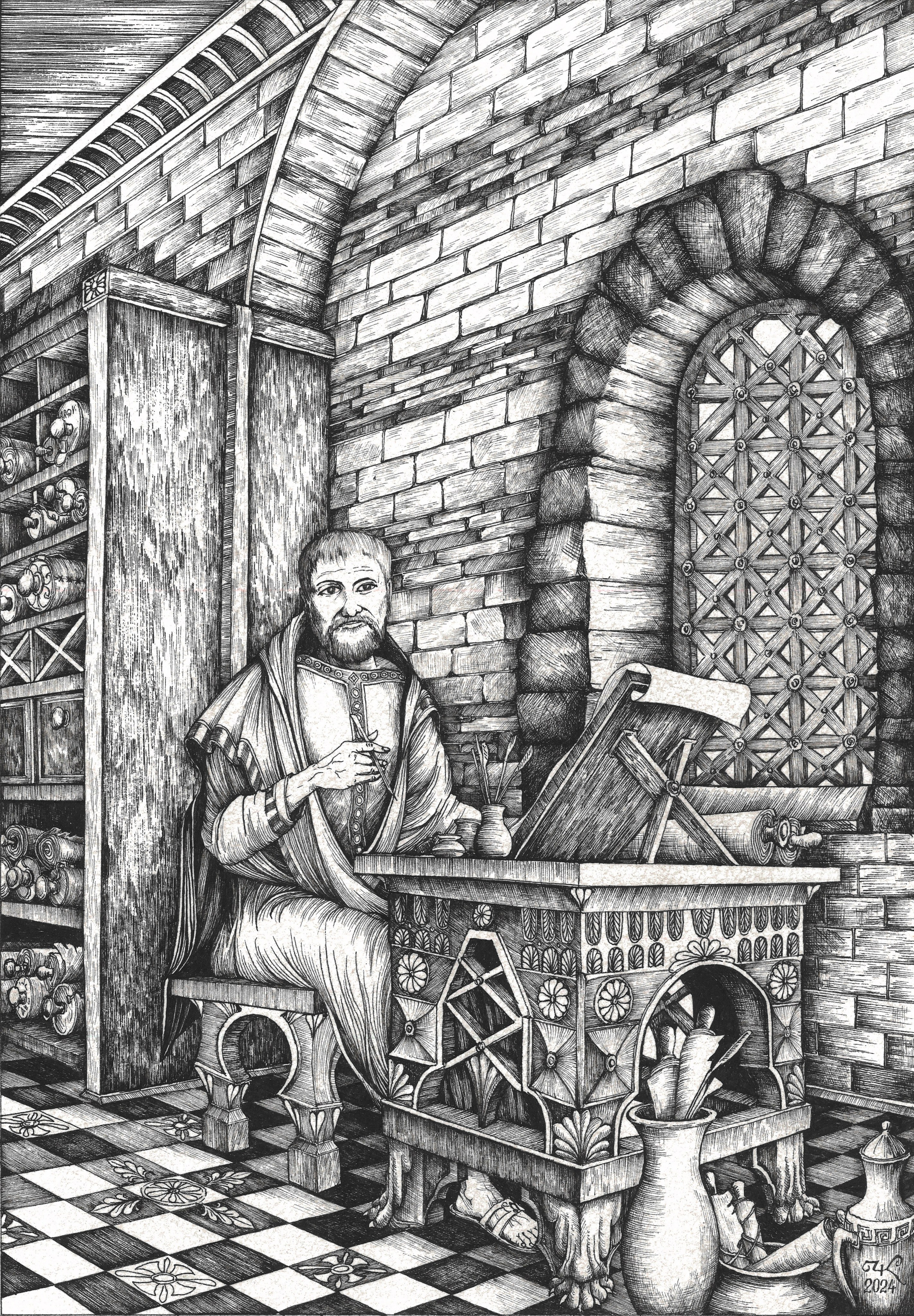 Святые востока. Графика Часовских