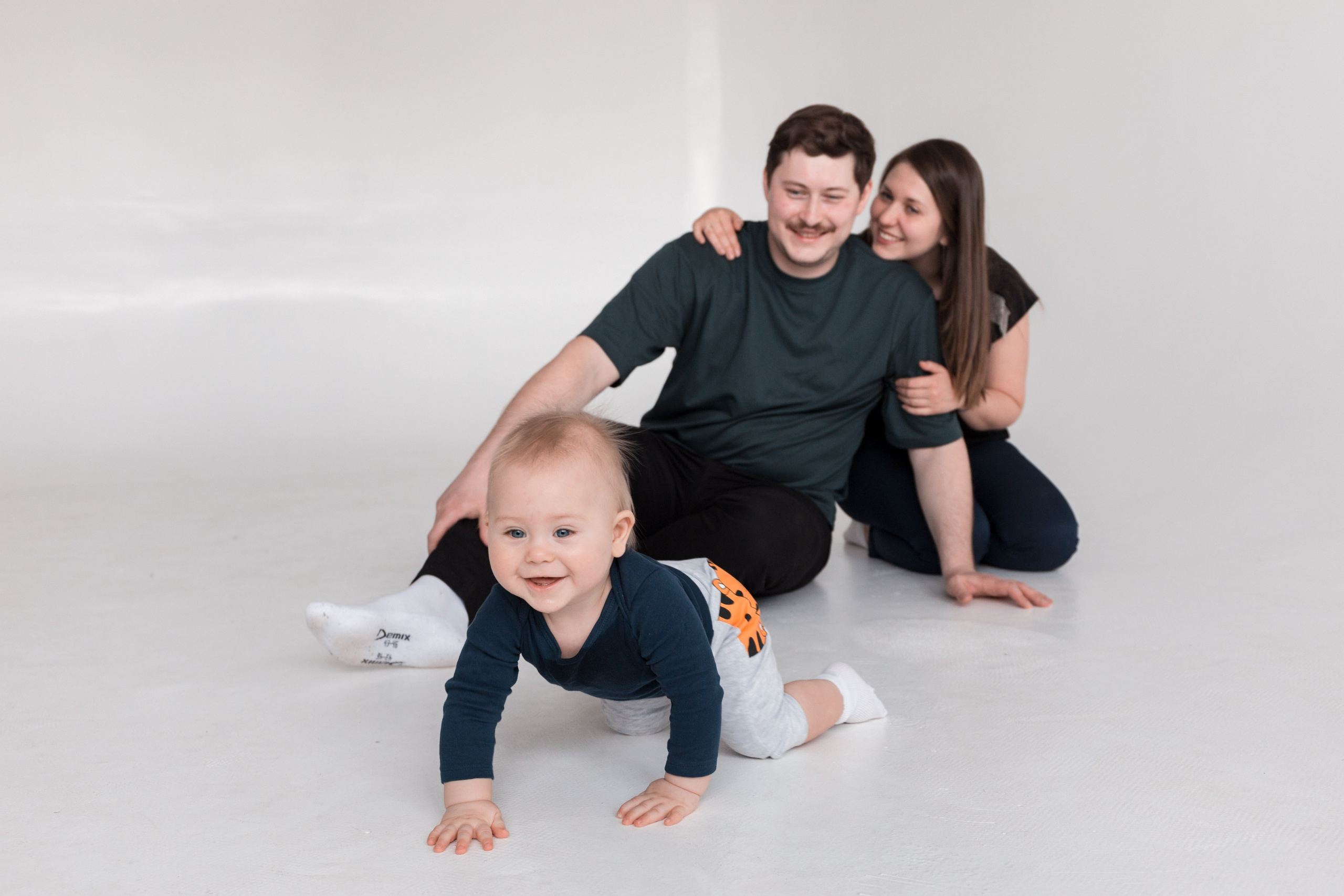 Семейная студийная съемка. Семейный и детский фотограф в Перми Ксения Масленникова