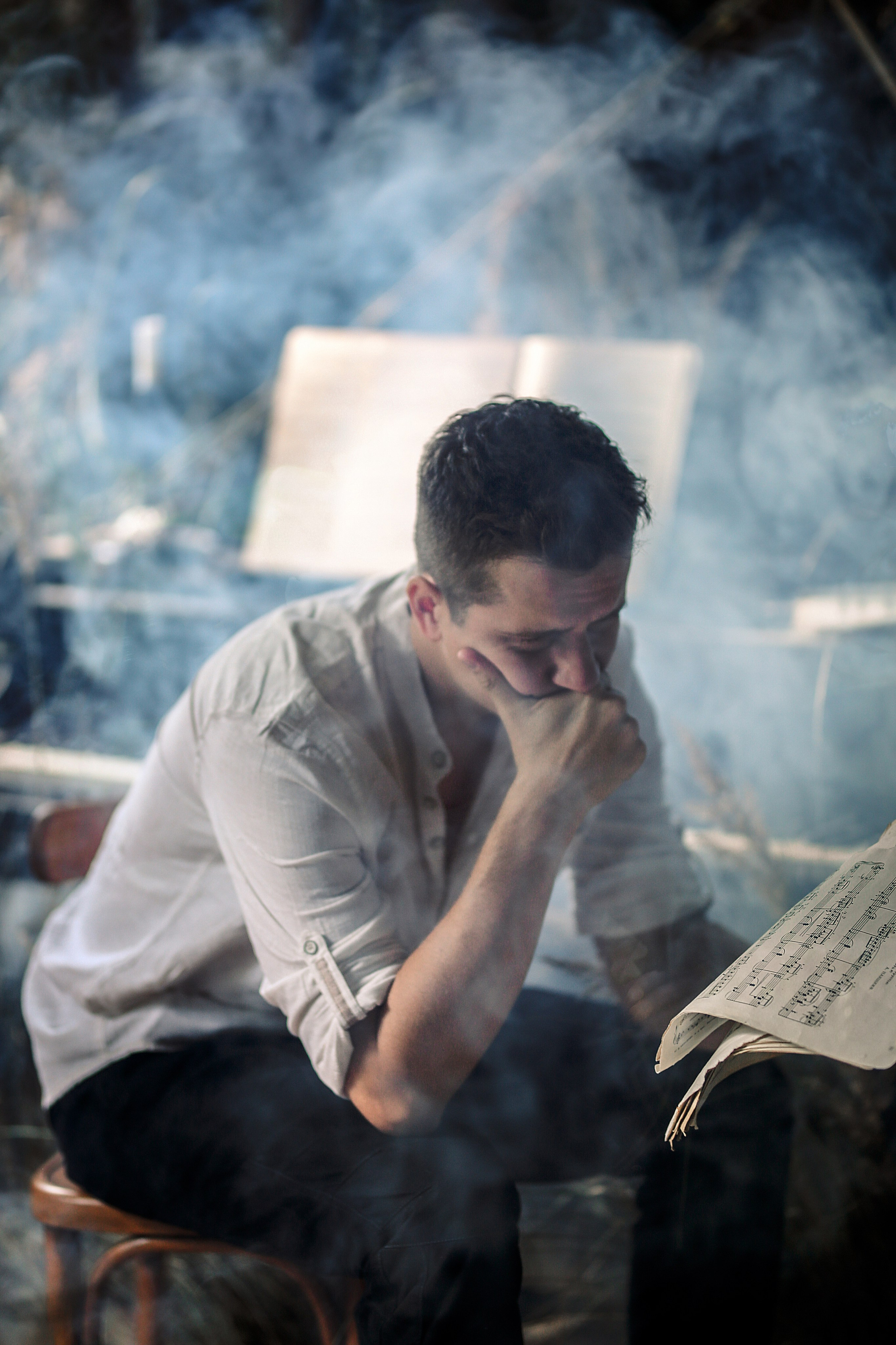 Писатель в Drozd House. Фотограф Анастасия Залевская