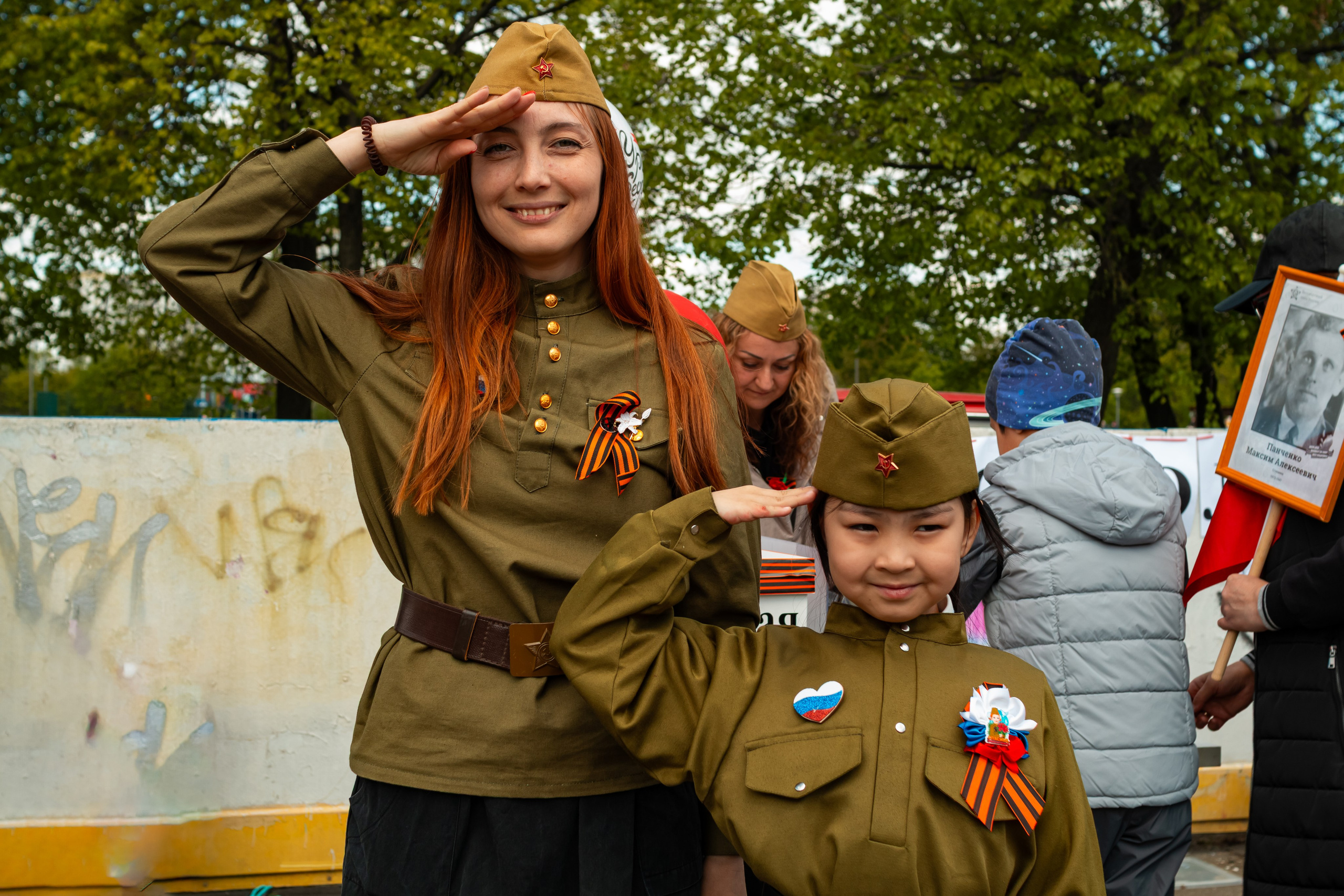 Репортаж с 9 мая 2025 года, День Победы! ВАО Москва. Фотограф Илья Варакин