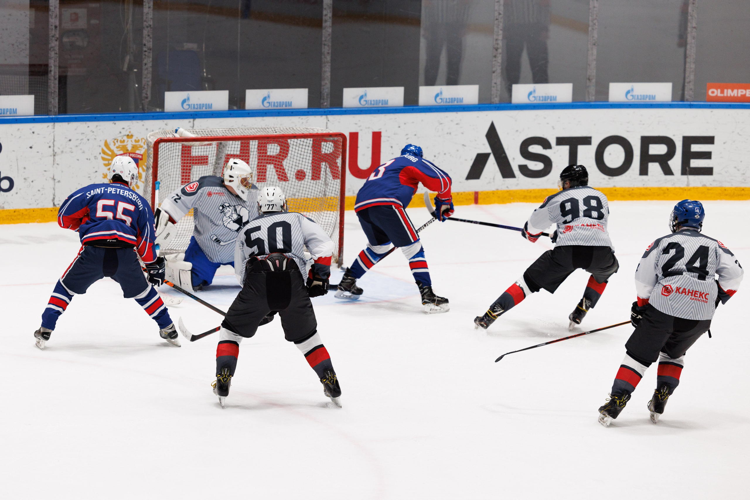 НХЛ (50+) Невский легион — Канекс 6-1. Фотограф Александр Заломаев
