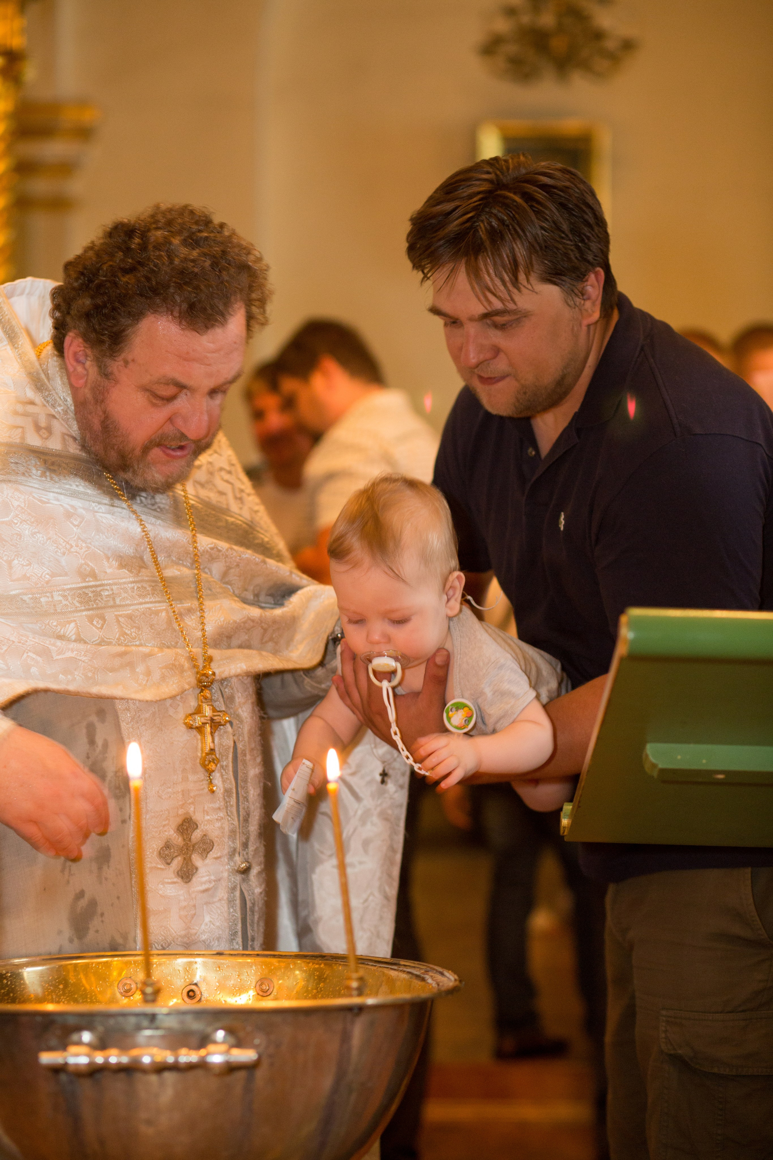 Крещение Олега. Фотограф Александр Заломаев