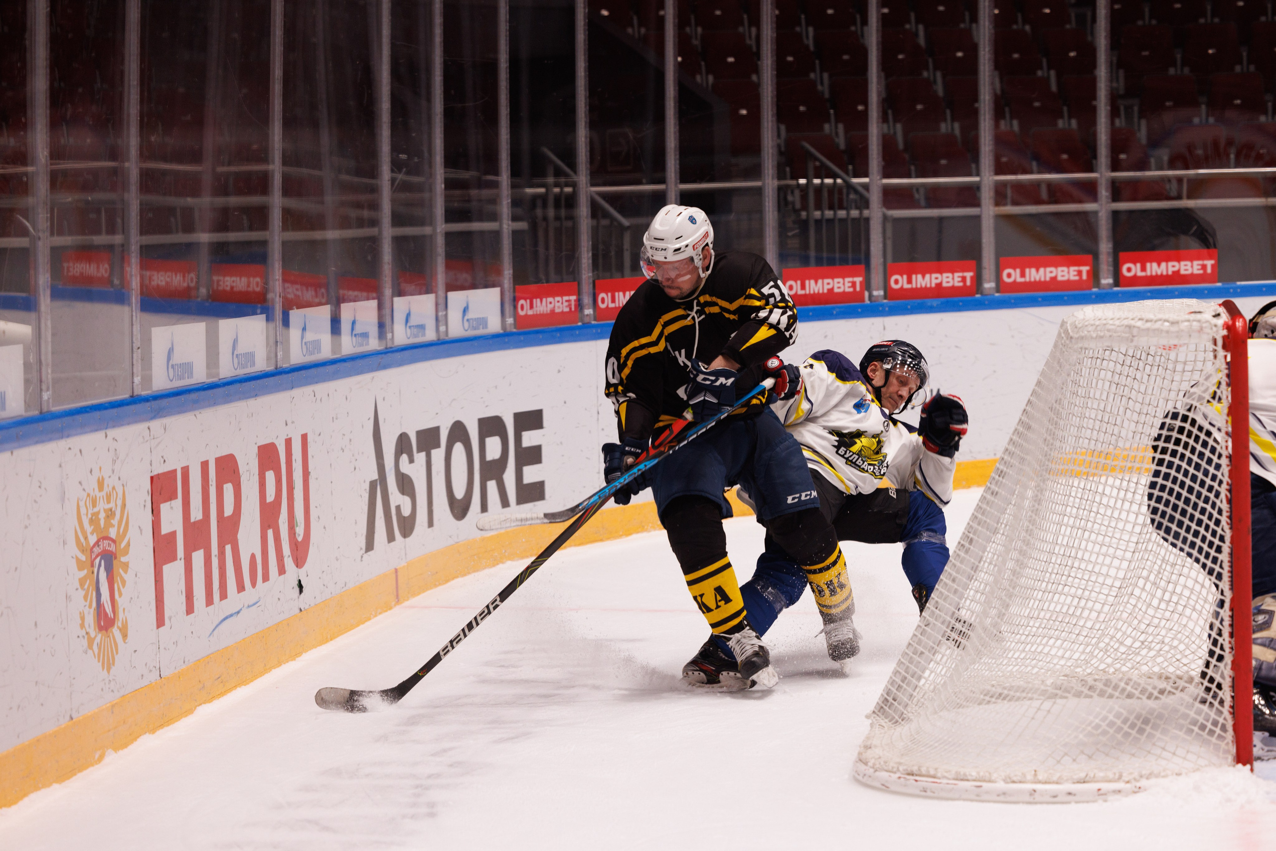 НХЛ (40+) Ижорец — Бульдозер 4-6. Фотограф Александр Заломаев