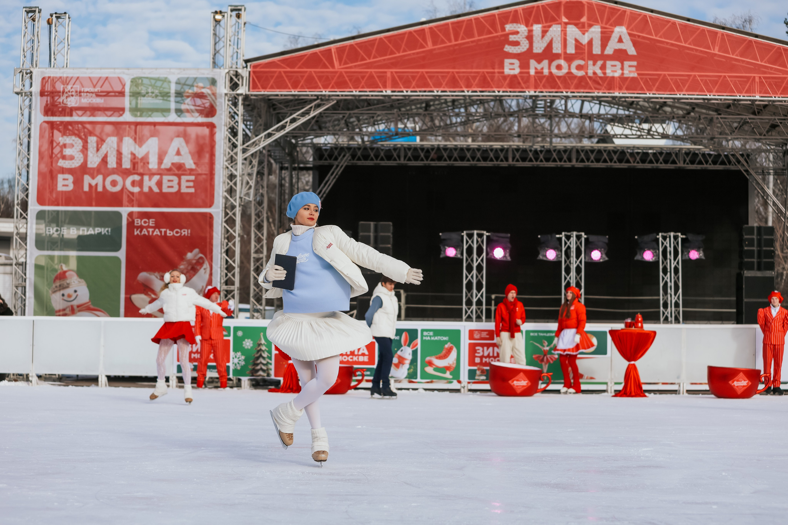 Ледовое шоу Сокольники Московское Чаепитие. Фотограф и видеограф Анна Домашенко