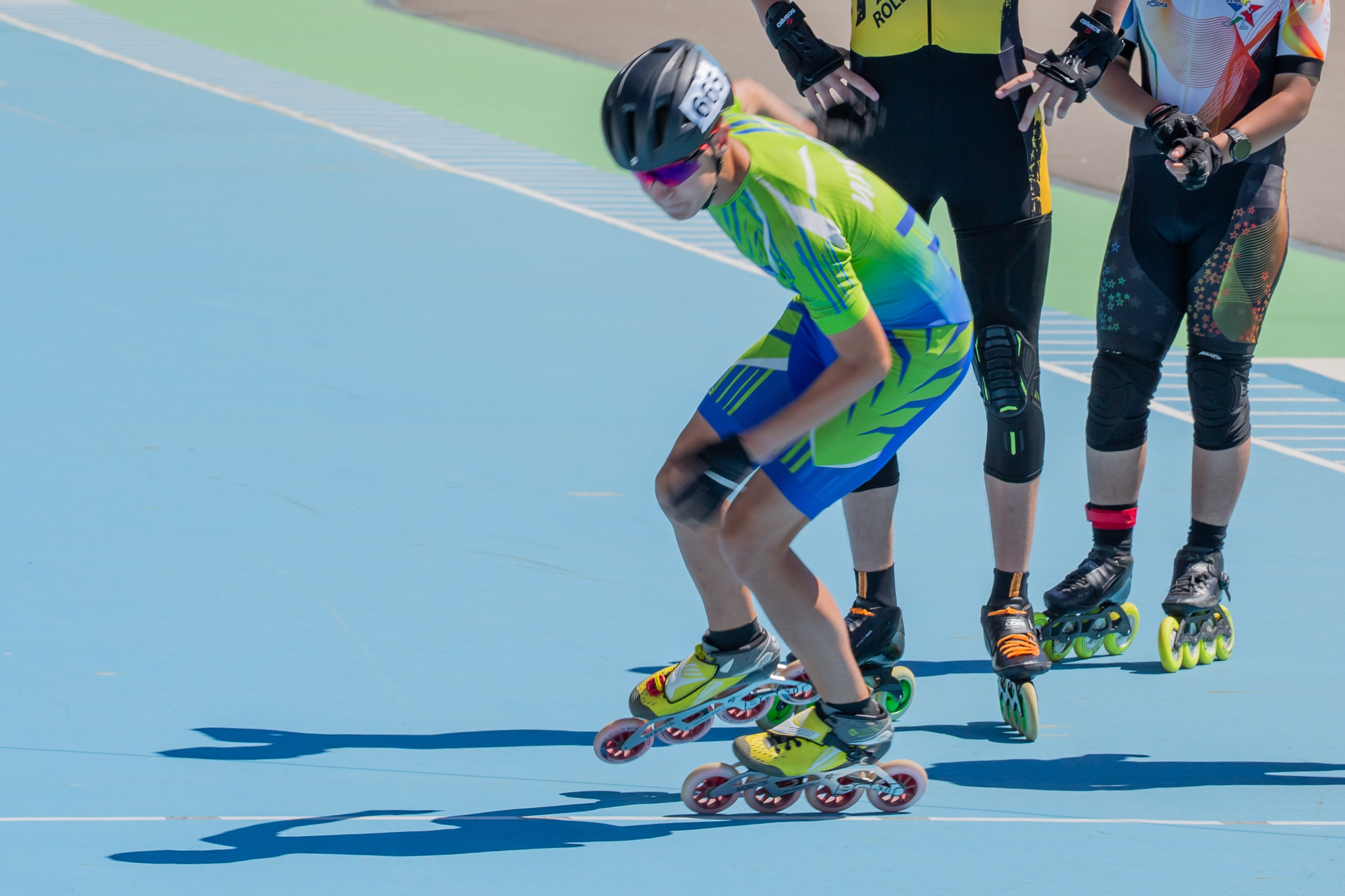 Международные соревнования по спидскейтингу. Солигорск, Беларусь. 2025. Спортивная съемка Мария Царфати