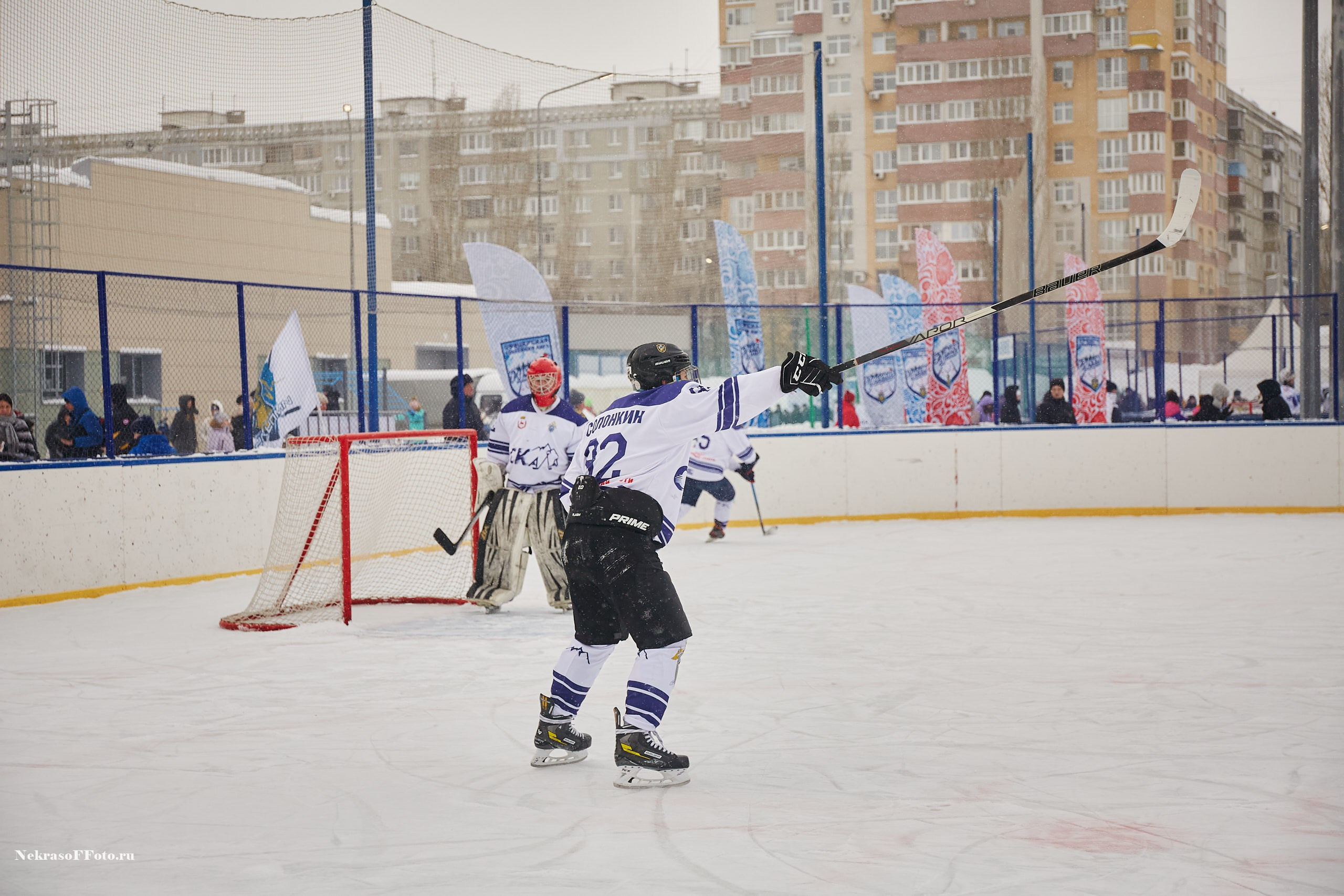 Турнир по хоккею «Русская классика» в рамках Офицерской хоккейной лиги. Спортивный фотограф Некрасов Денис