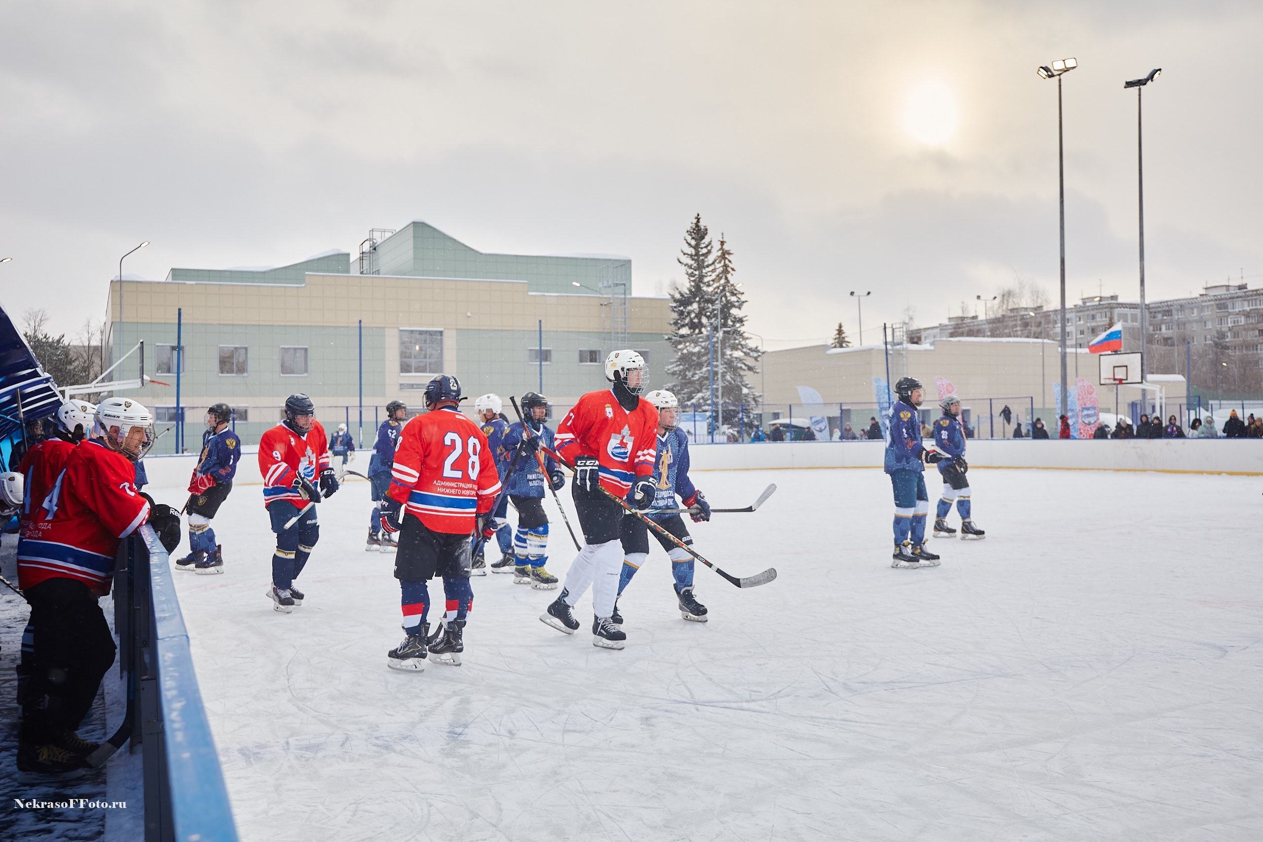 Турнир по хоккею «Русская классика» в рамках Офицерской хоккейной лиги. Спортивный фотограф Некрасов Денис