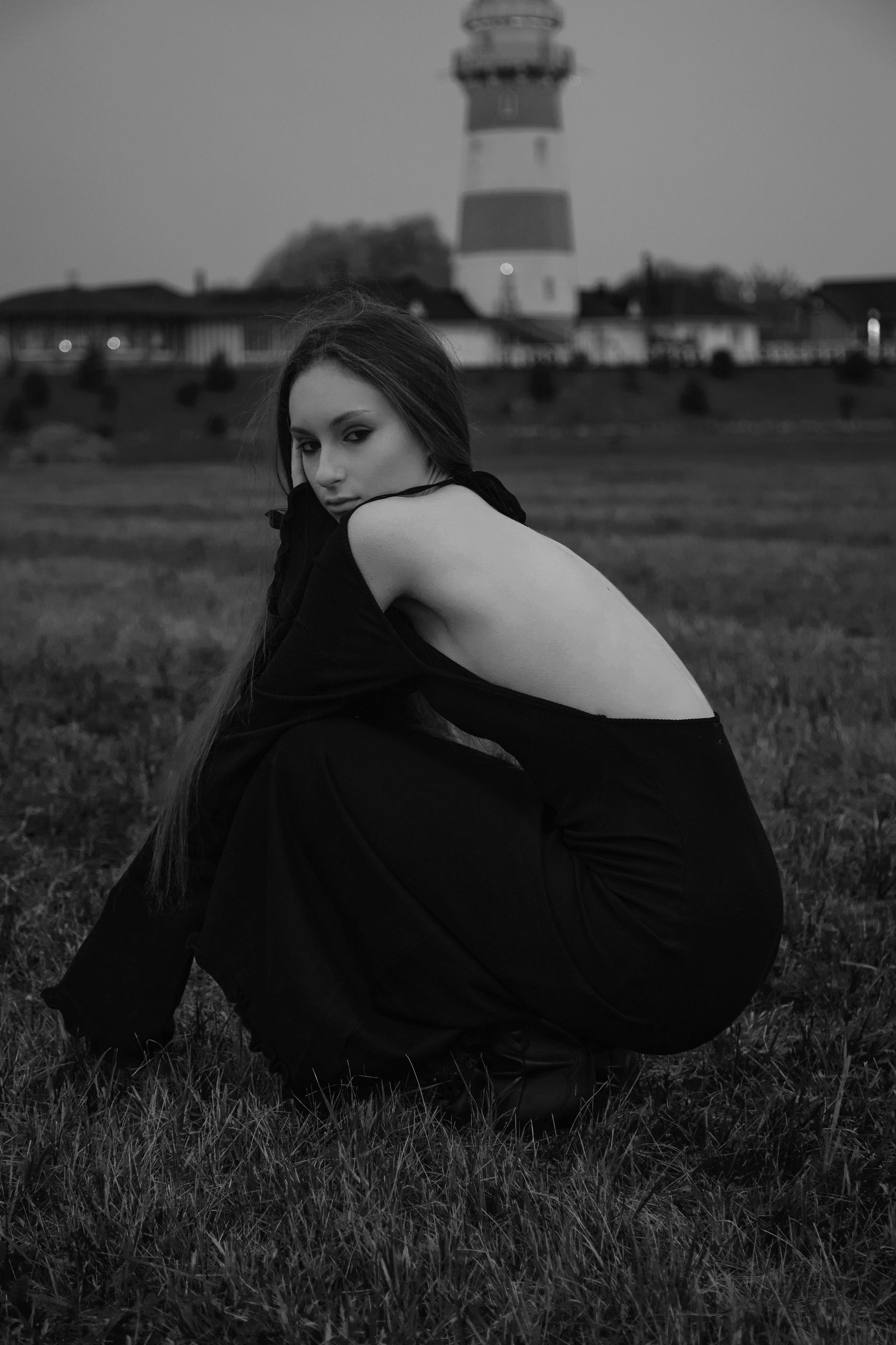 Кристина и Маяк. Фотограф Юля Шифельбаен г. Рязань