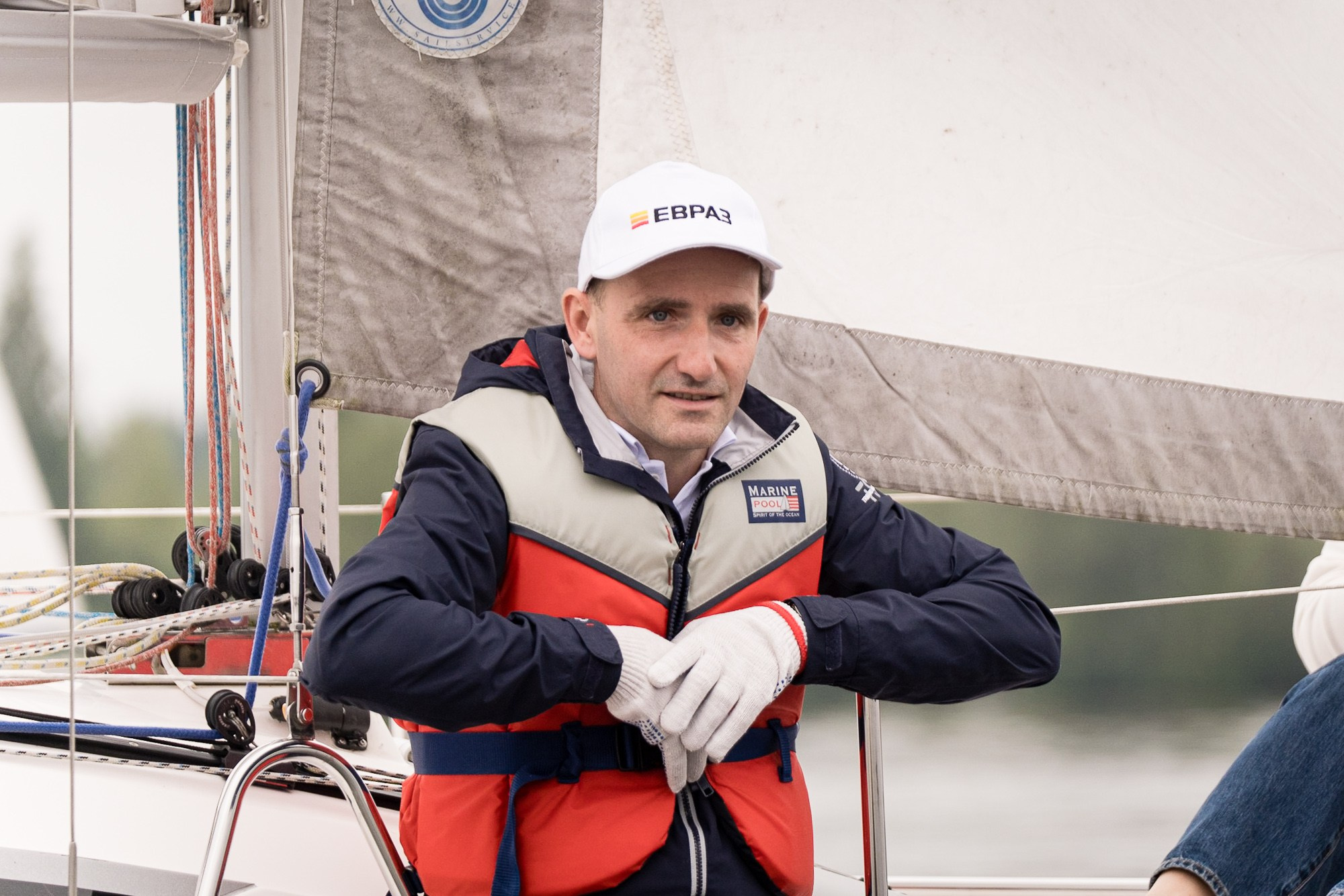 Корпоративная парусная регата Evraz. Репортажный фотограф Денис Тихомиров. Москва