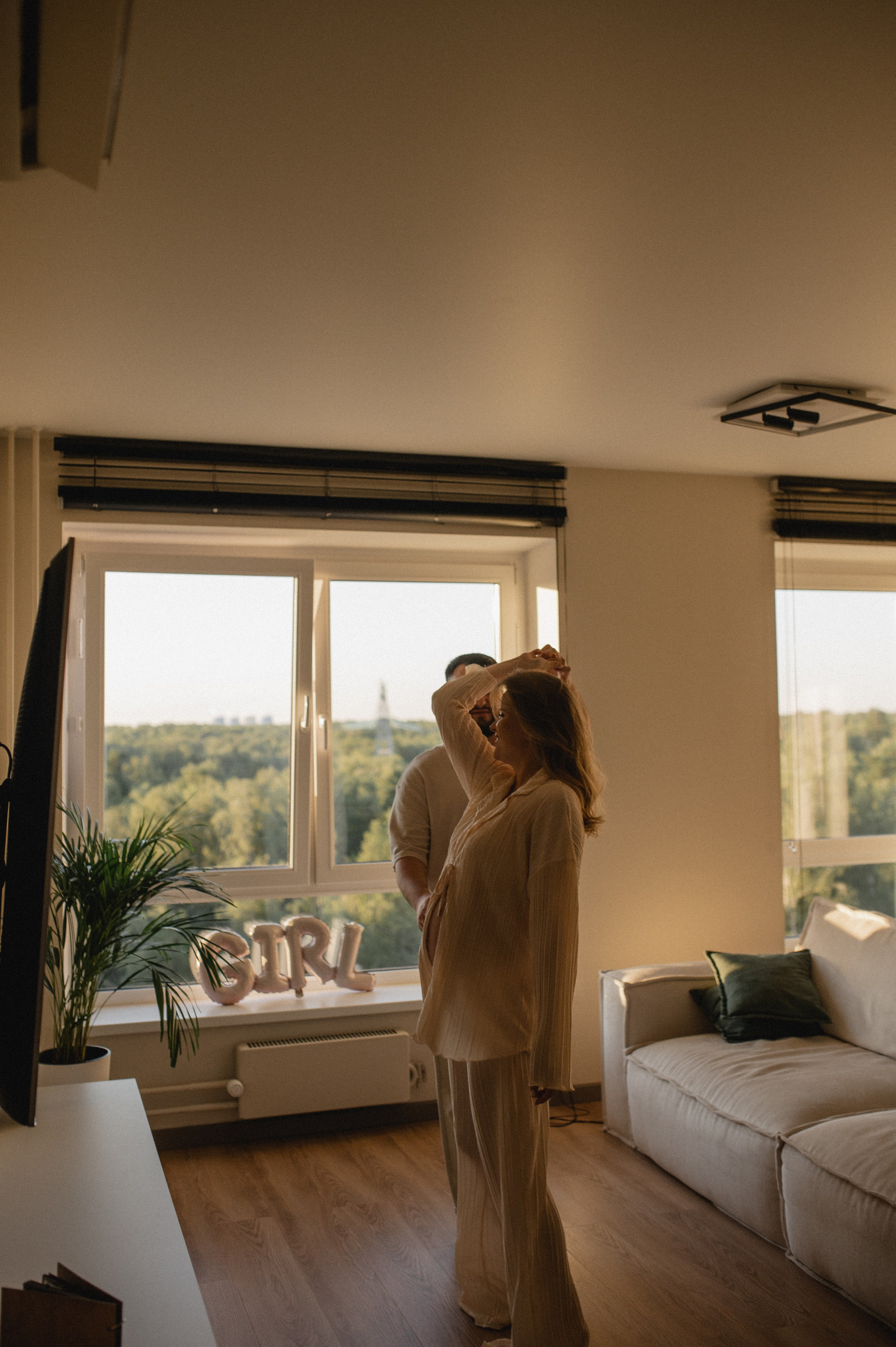 Домашняя фотосессия беременности. Семейная фотосессия Бутово Москва фотограф Алина Морщагина